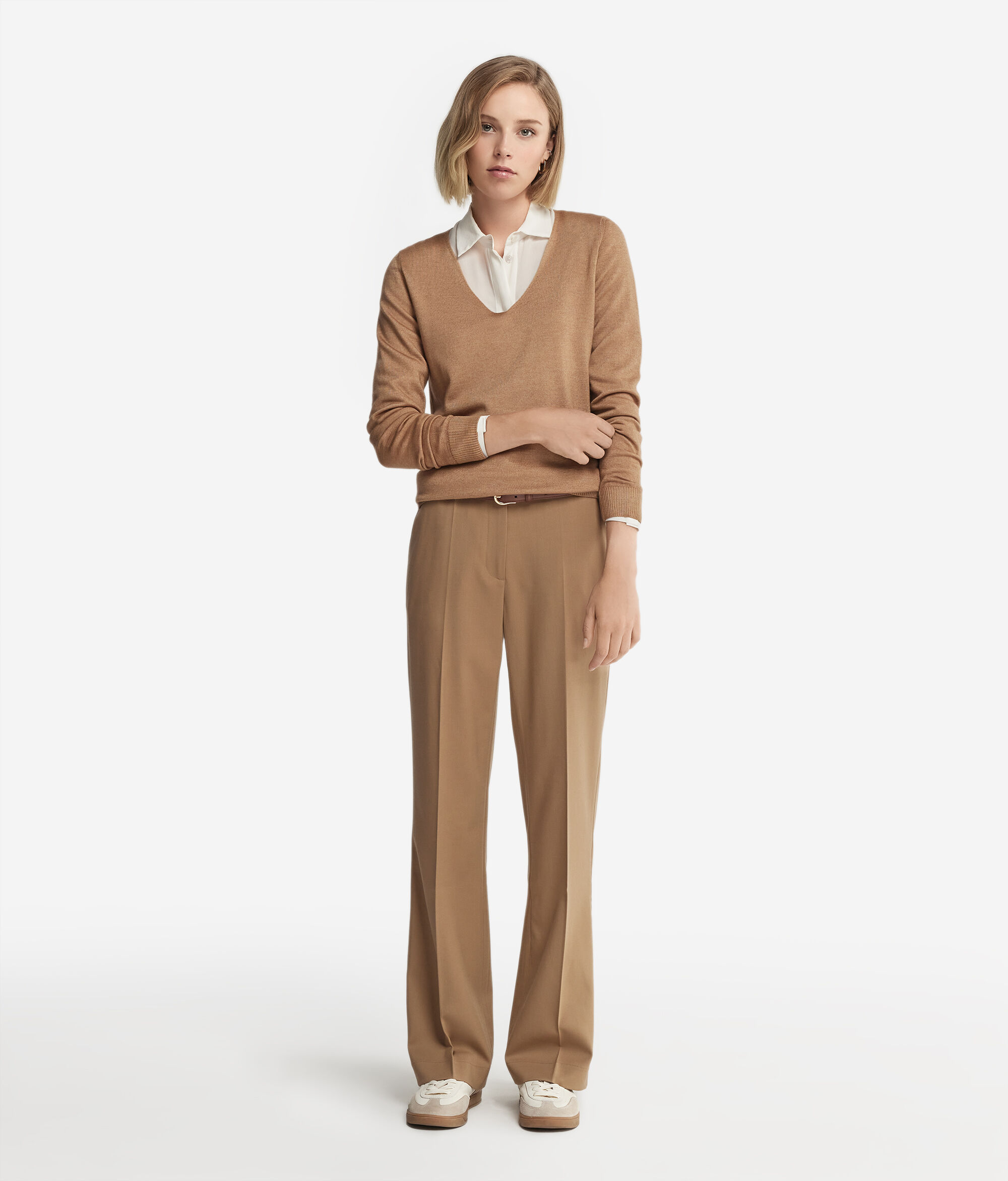 Maglia Scollo a V in Cashmere Ultrafine