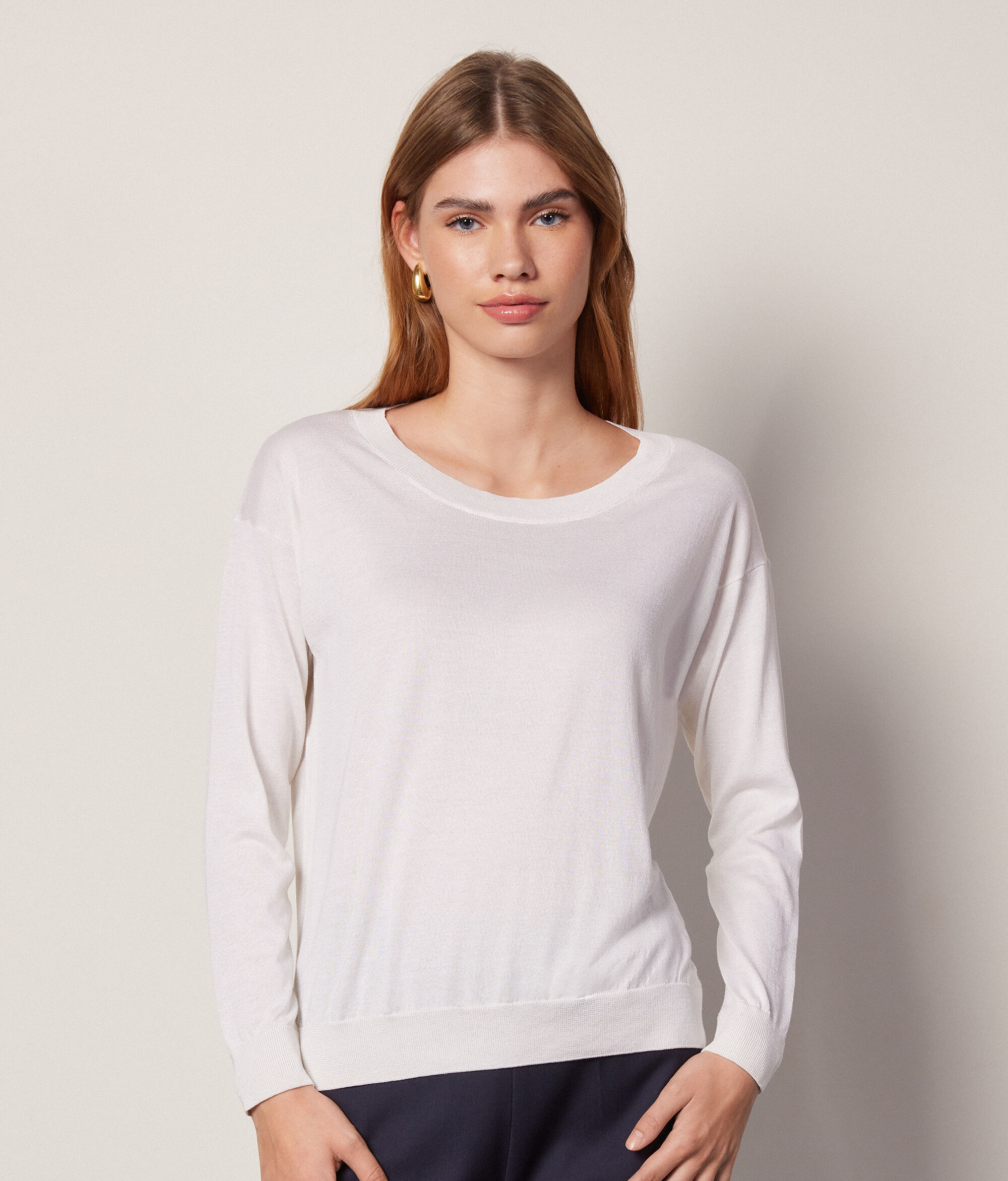 Silk and Cotton Pullover