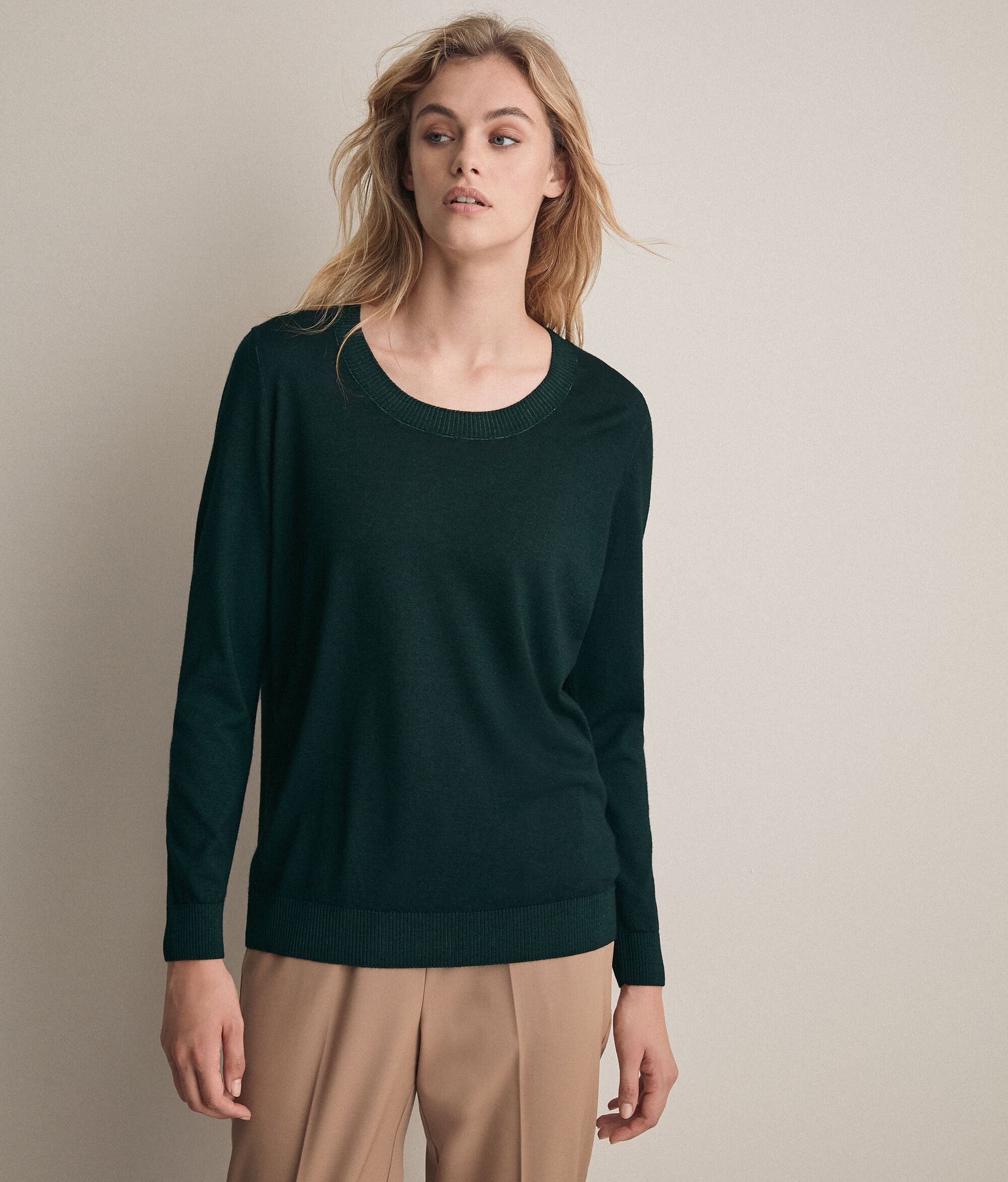 Maglia Girocollo in Cashmere Ultrafine
