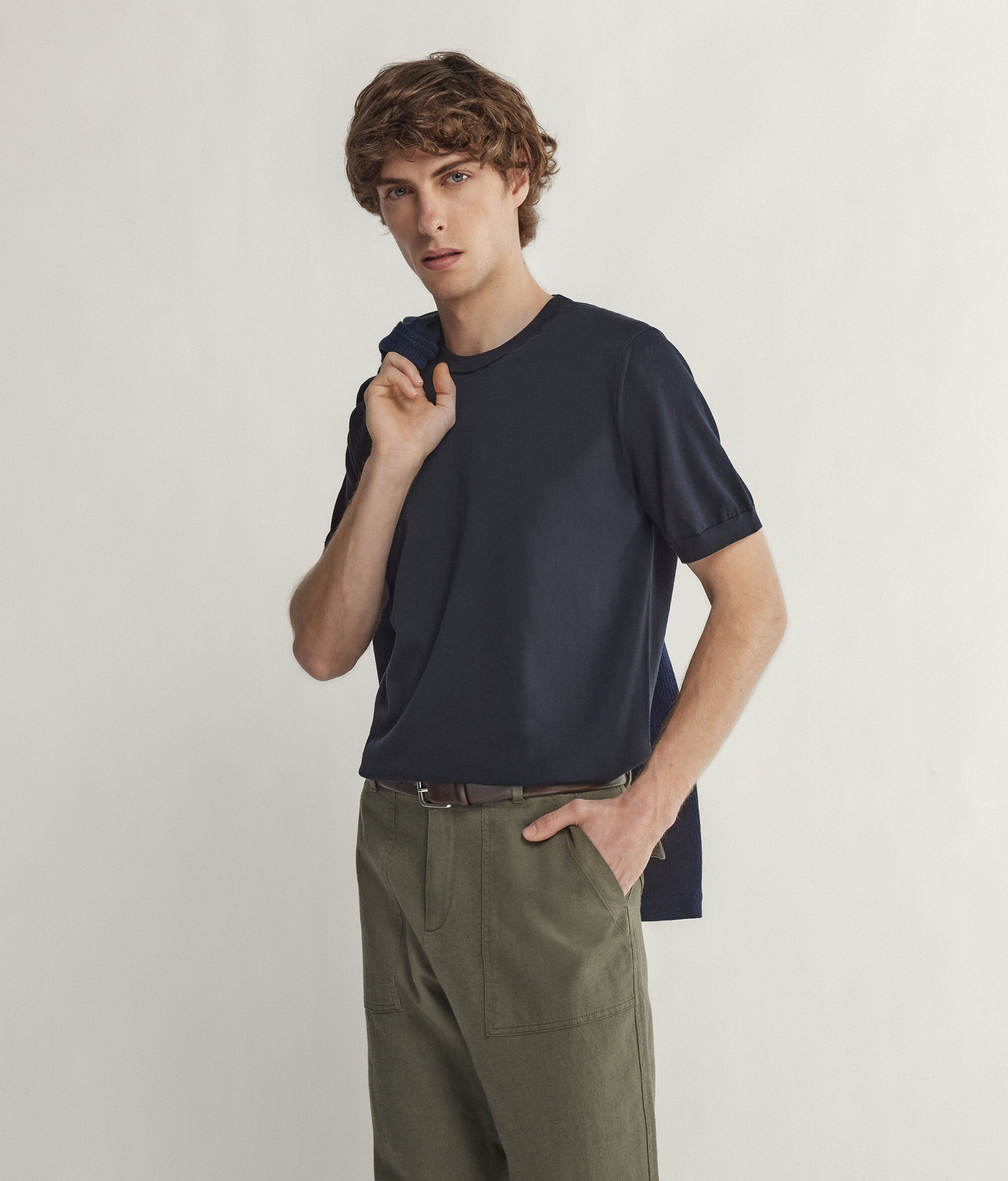 T-Shirt Girocollo Maniche Corte in Cotone Fresh