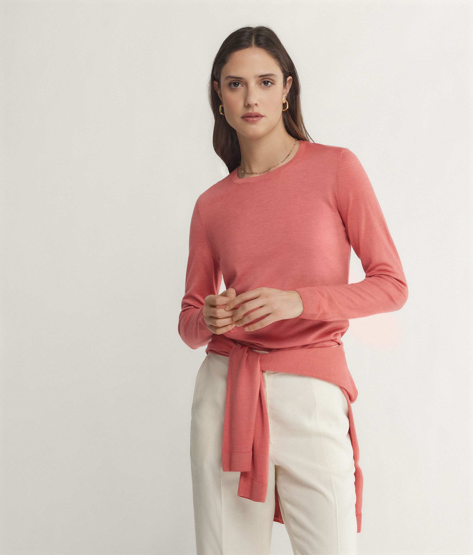 Maglia Girocollo in Cashmere Ultrafine