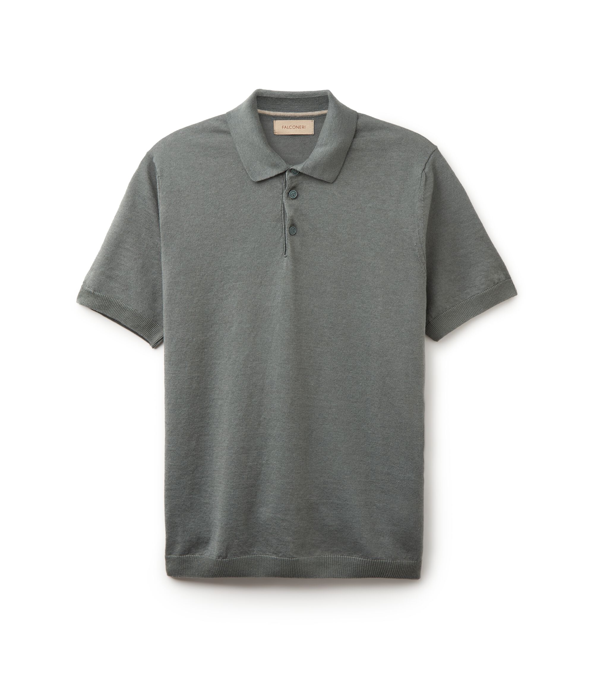 Polo Maniche Corte in Lino Cotone