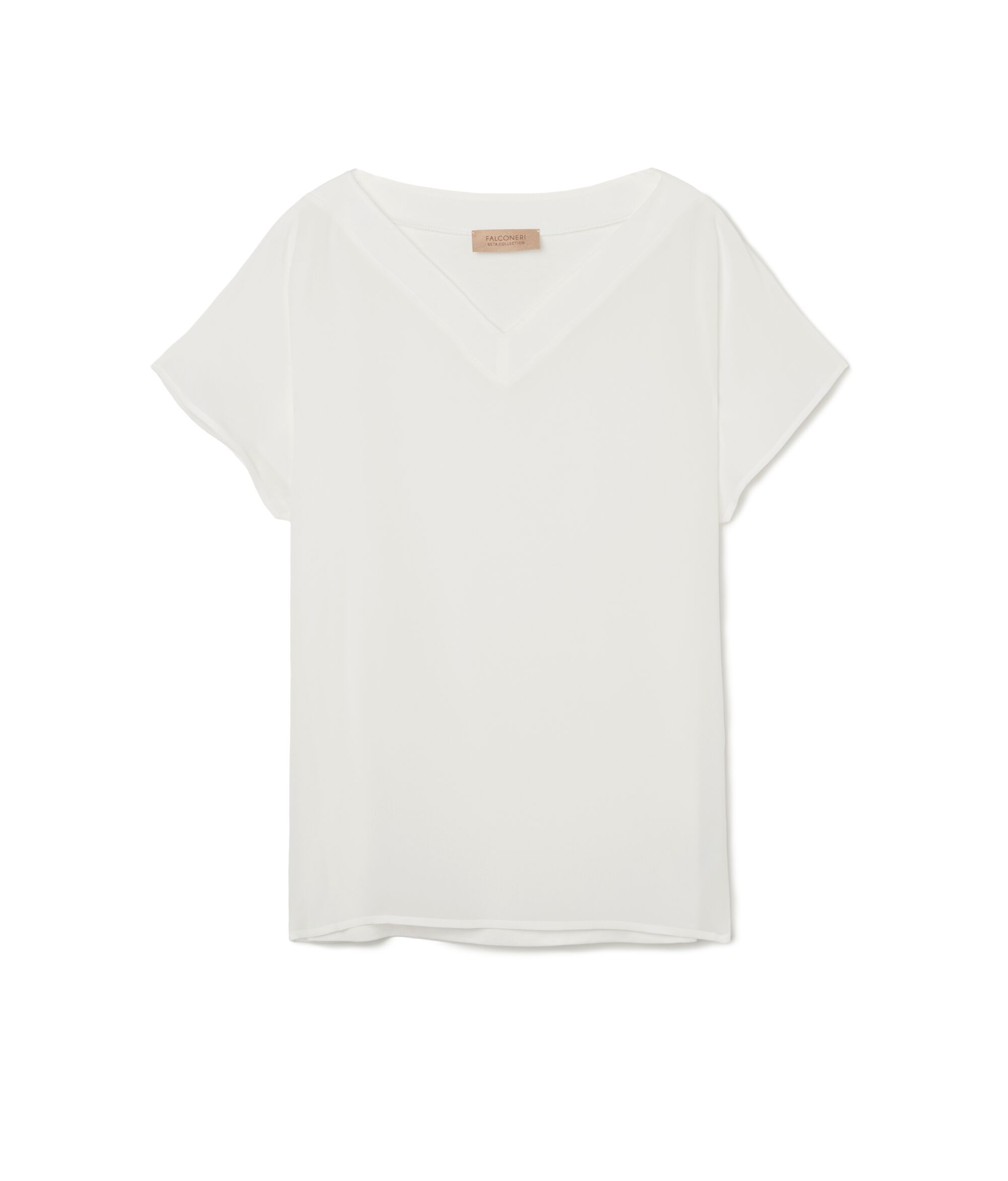 T-Shirt Seta Scollo V Kimono