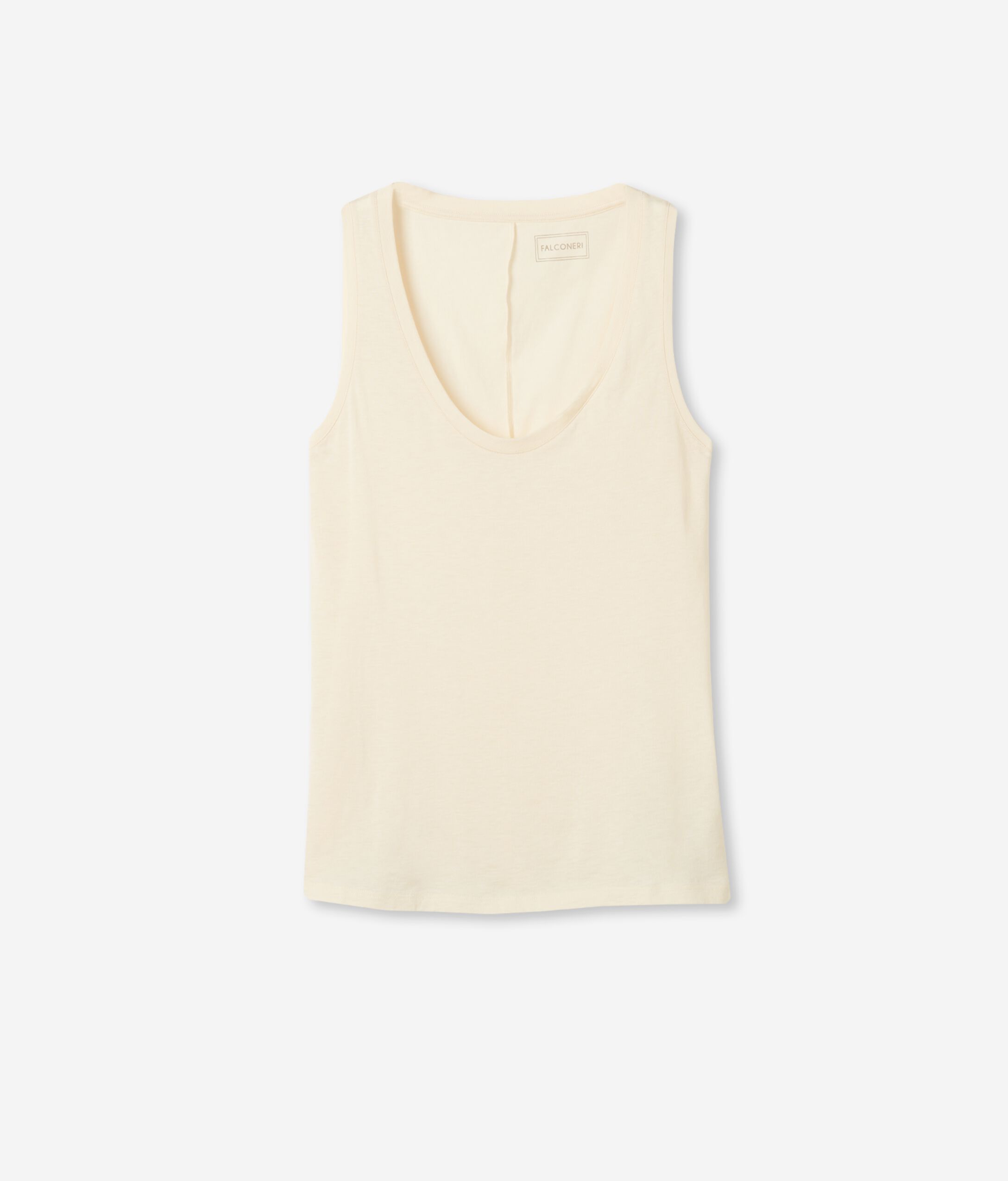 Cotton and Silk Racerback Top