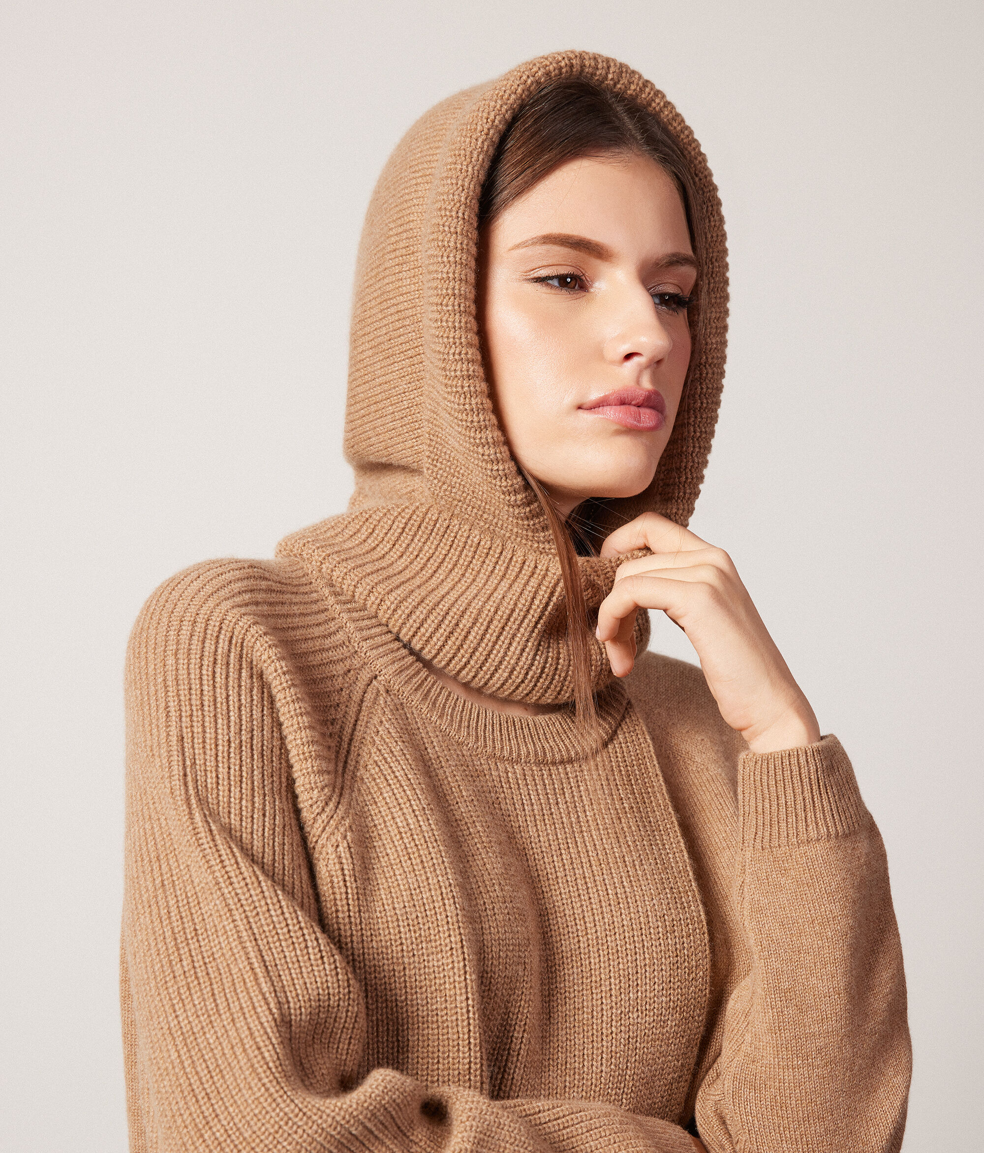 Κουκούλα από Ultrasoft Cashmere