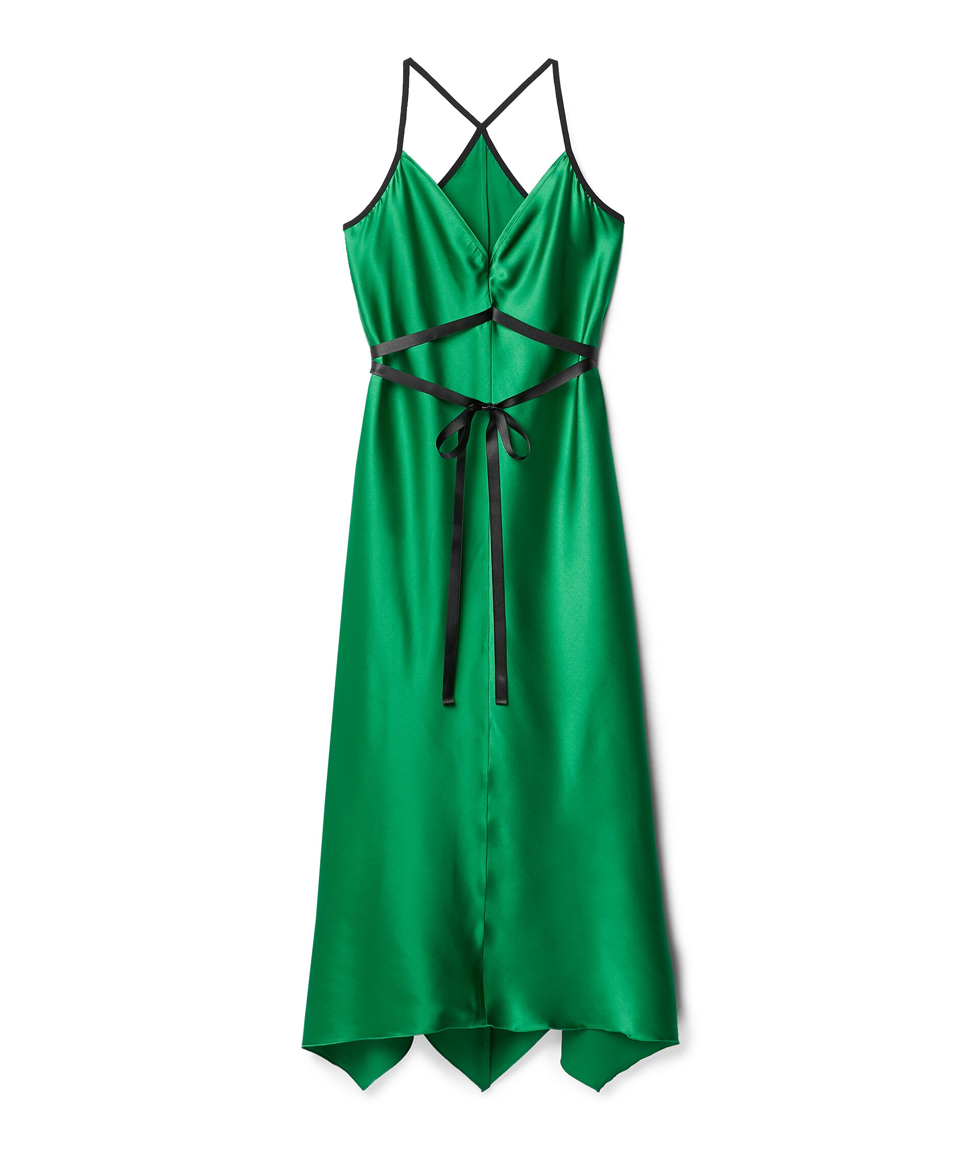 Robe en Soie Asymétrique