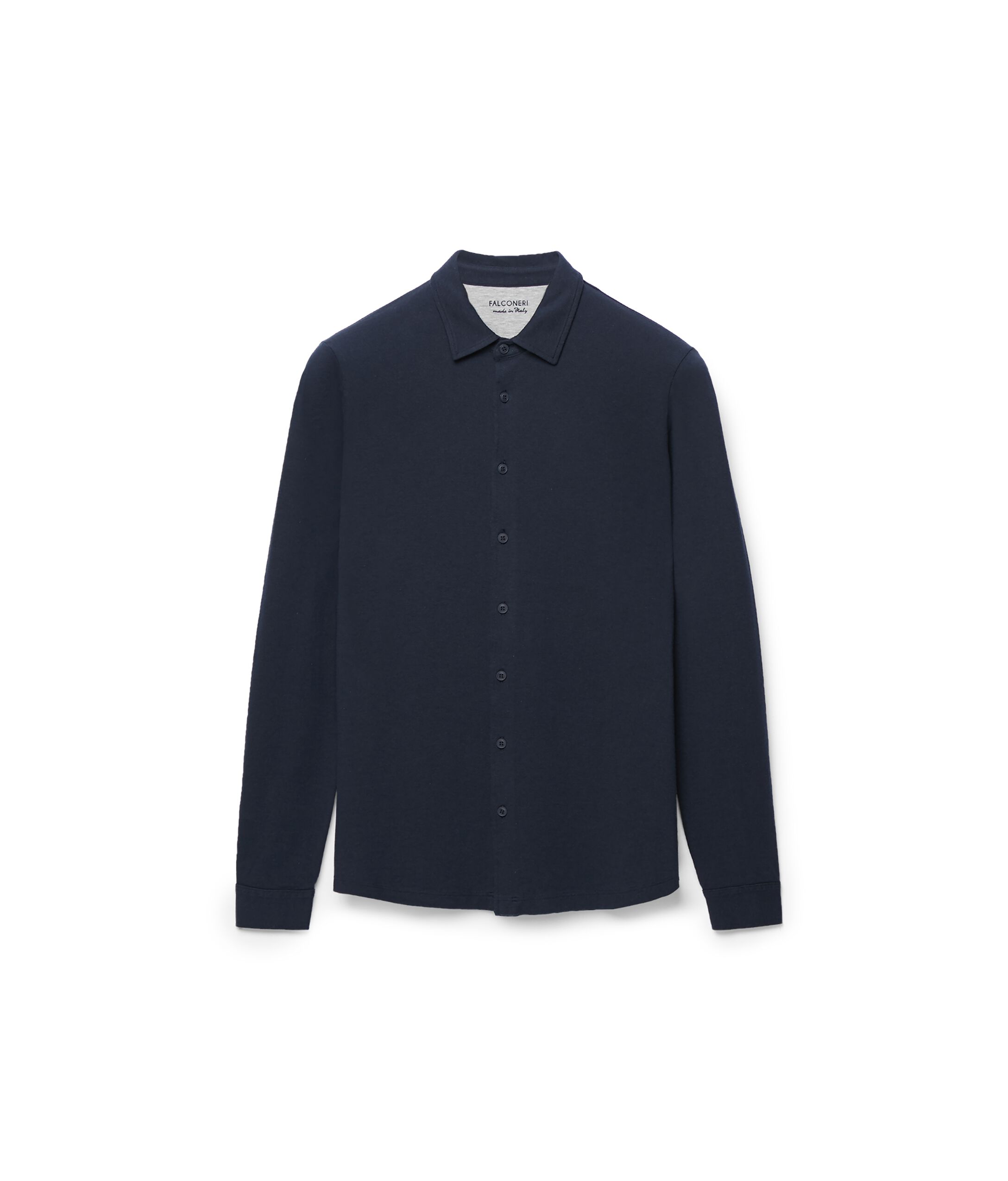 Camicia piquet cotone seta