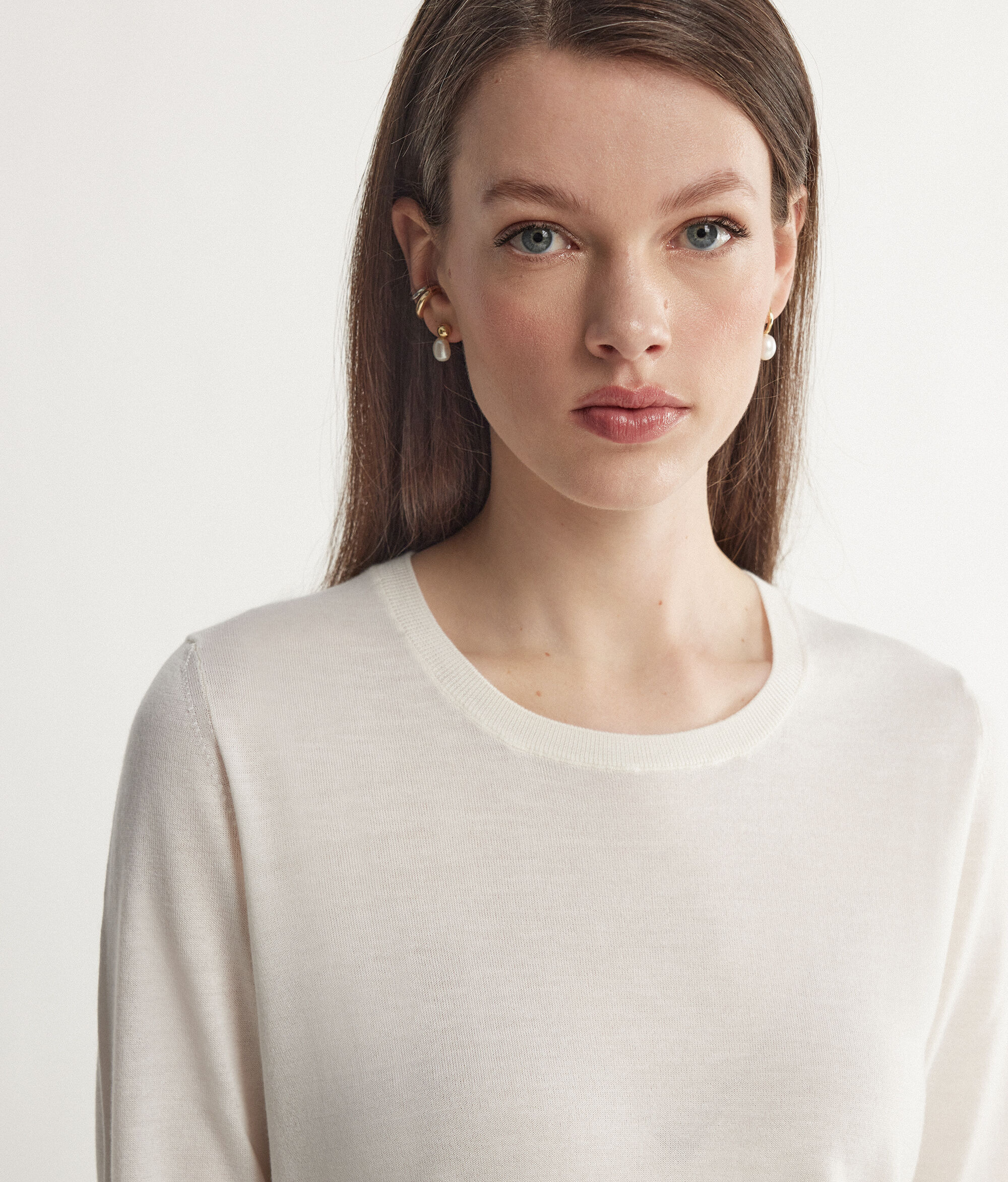 Maglia Girocollo in Cashmere Ultrafine