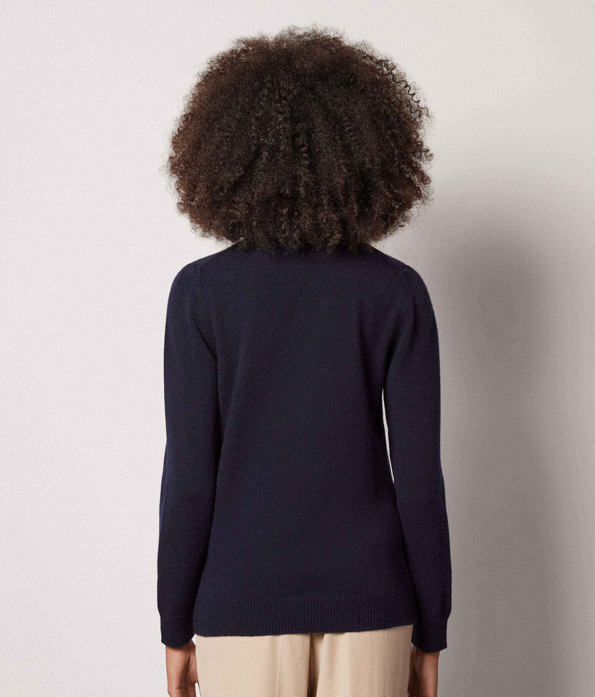 Pull à col rond en cachemire ultra-doux