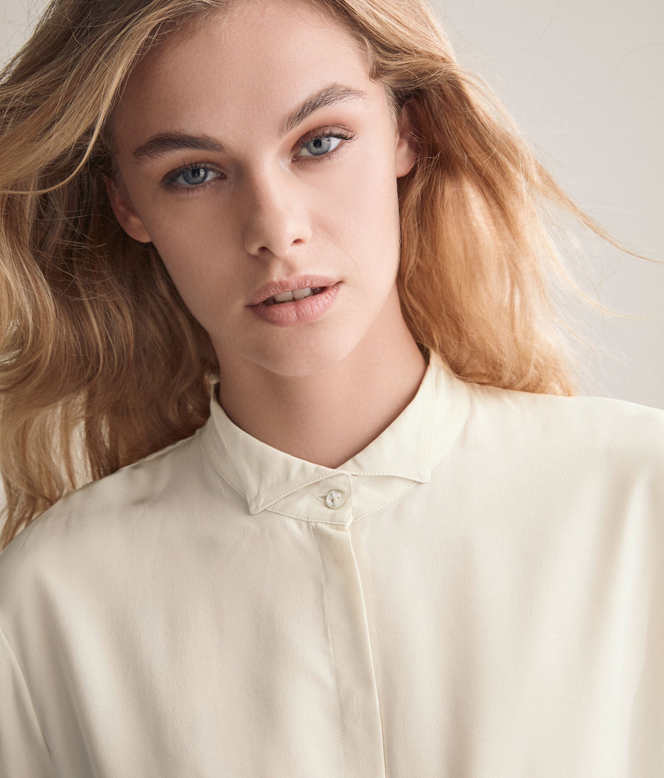 Camicia Smoking Crepe de Chine