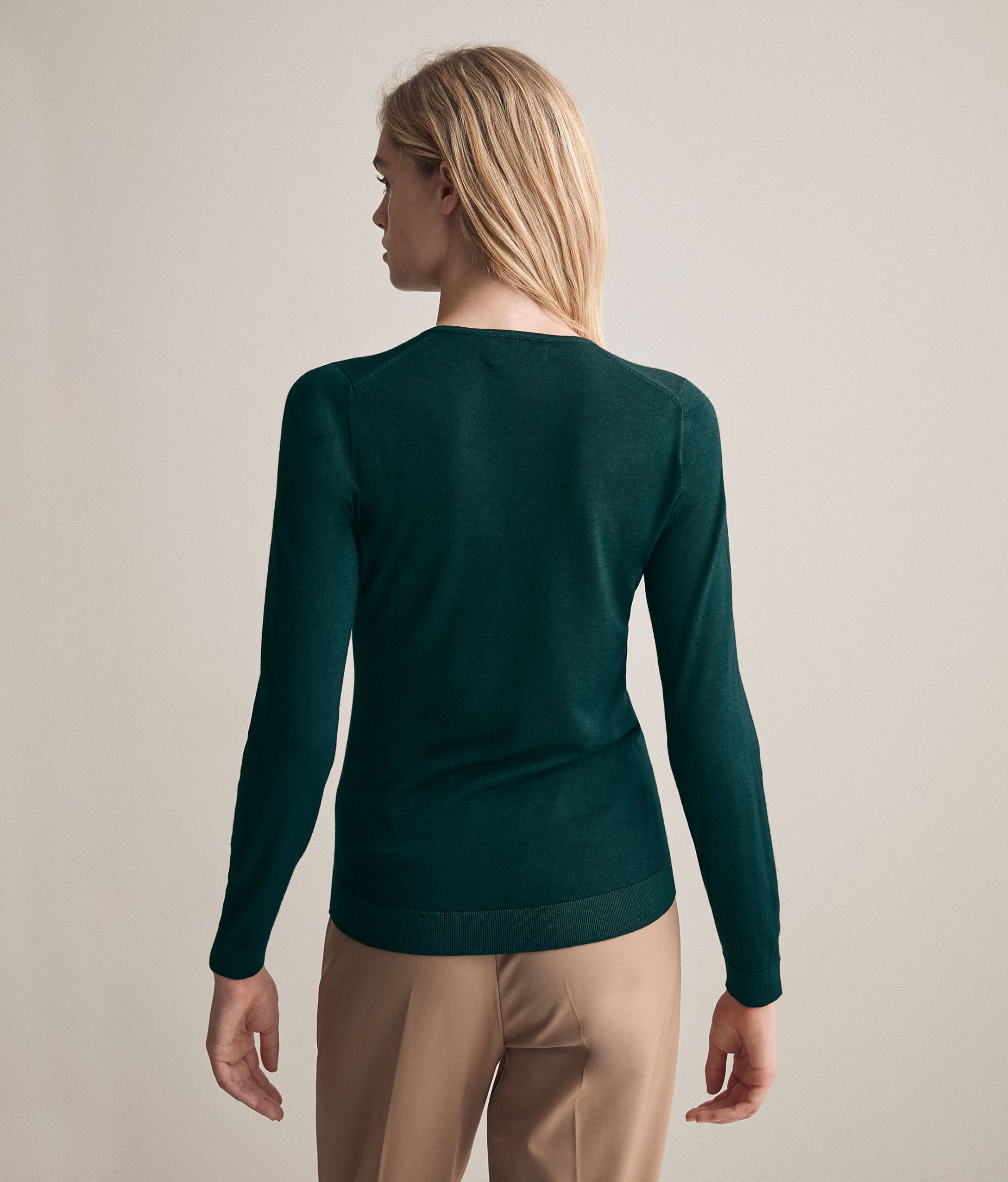 Rundhals-Pullover Aus Kaschmir Ultrafine