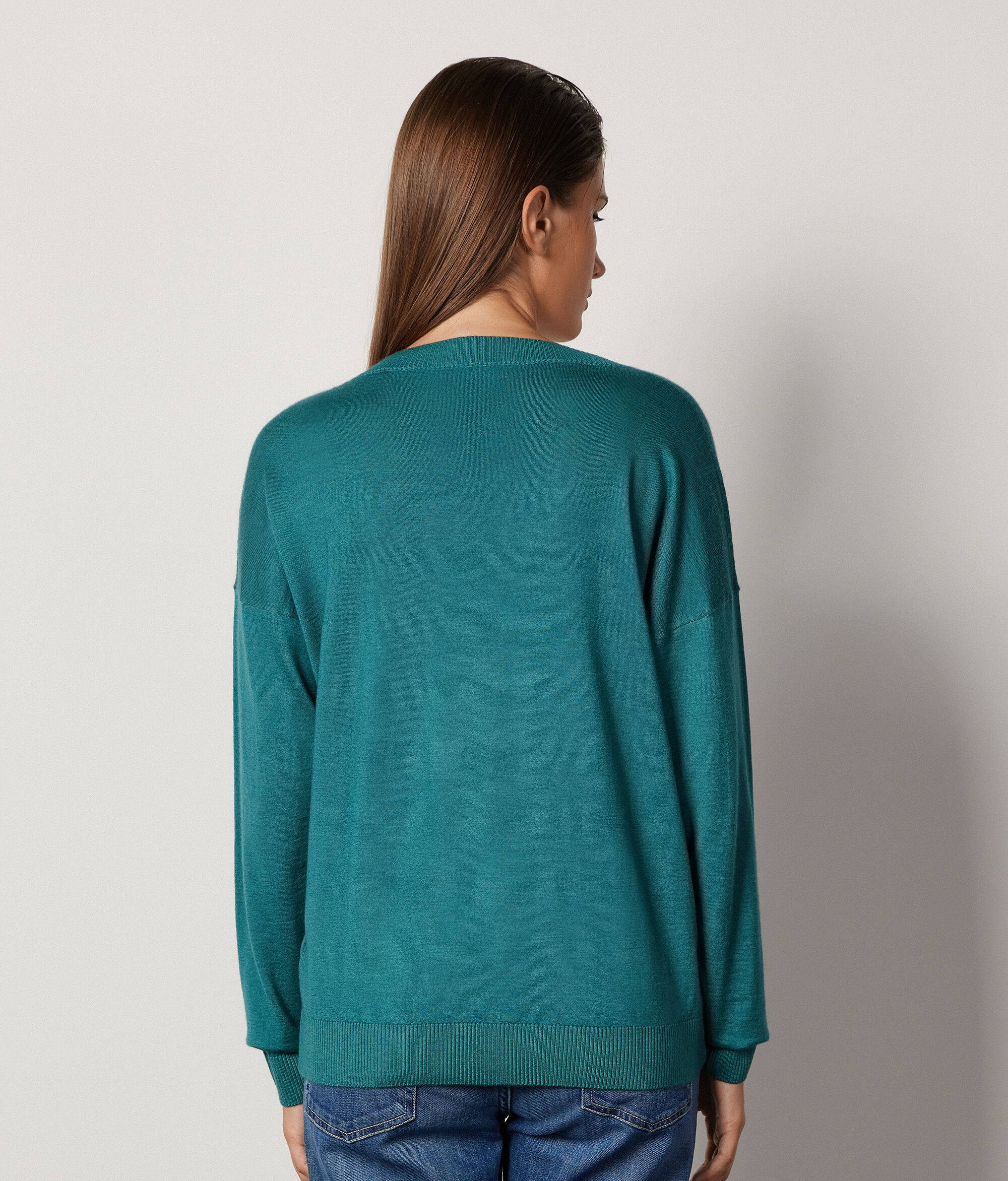 Ultrafine Cashmere V-Neck Jumper