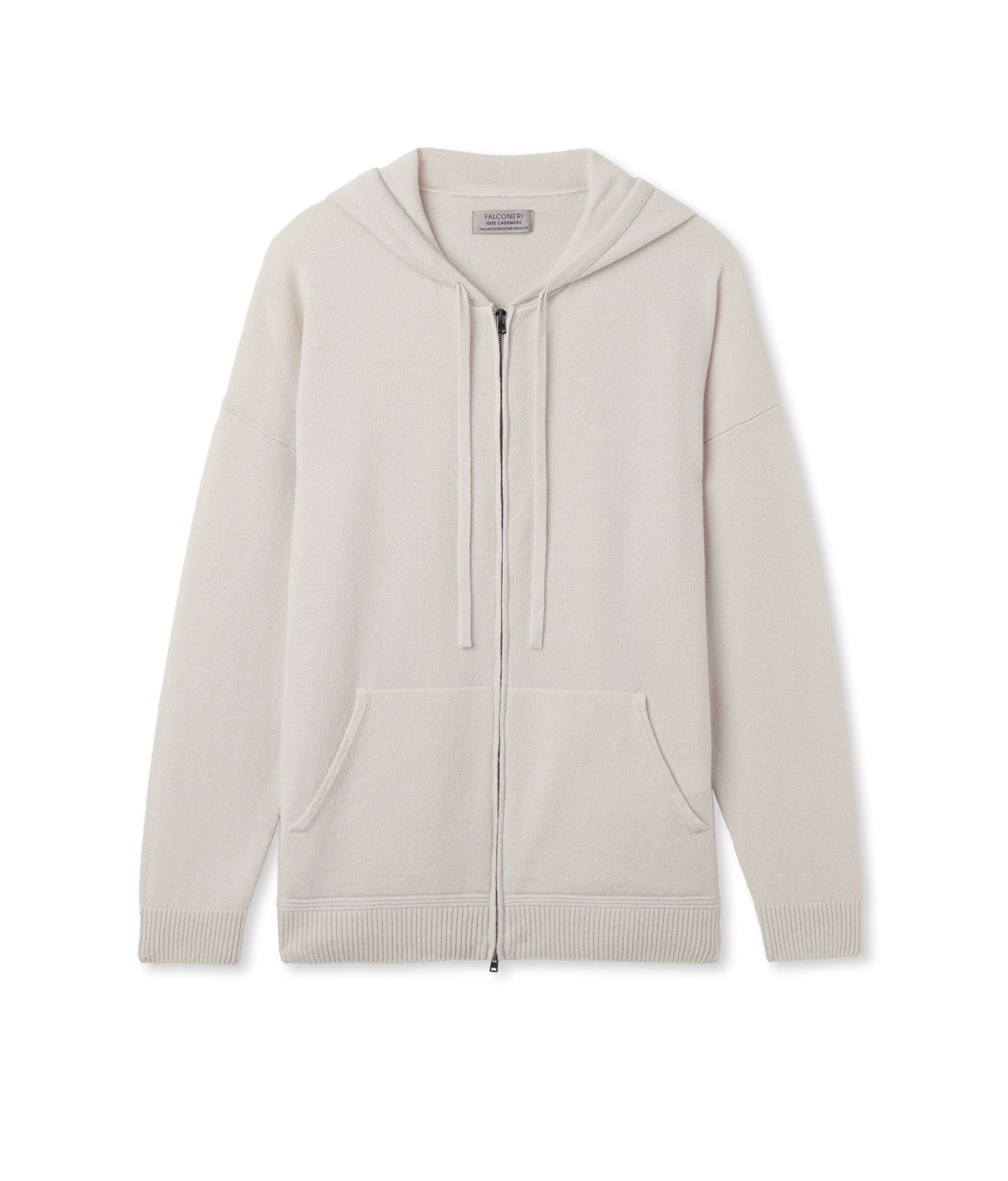 Felpa in Cashmere Ultrasoft con Cappuccio