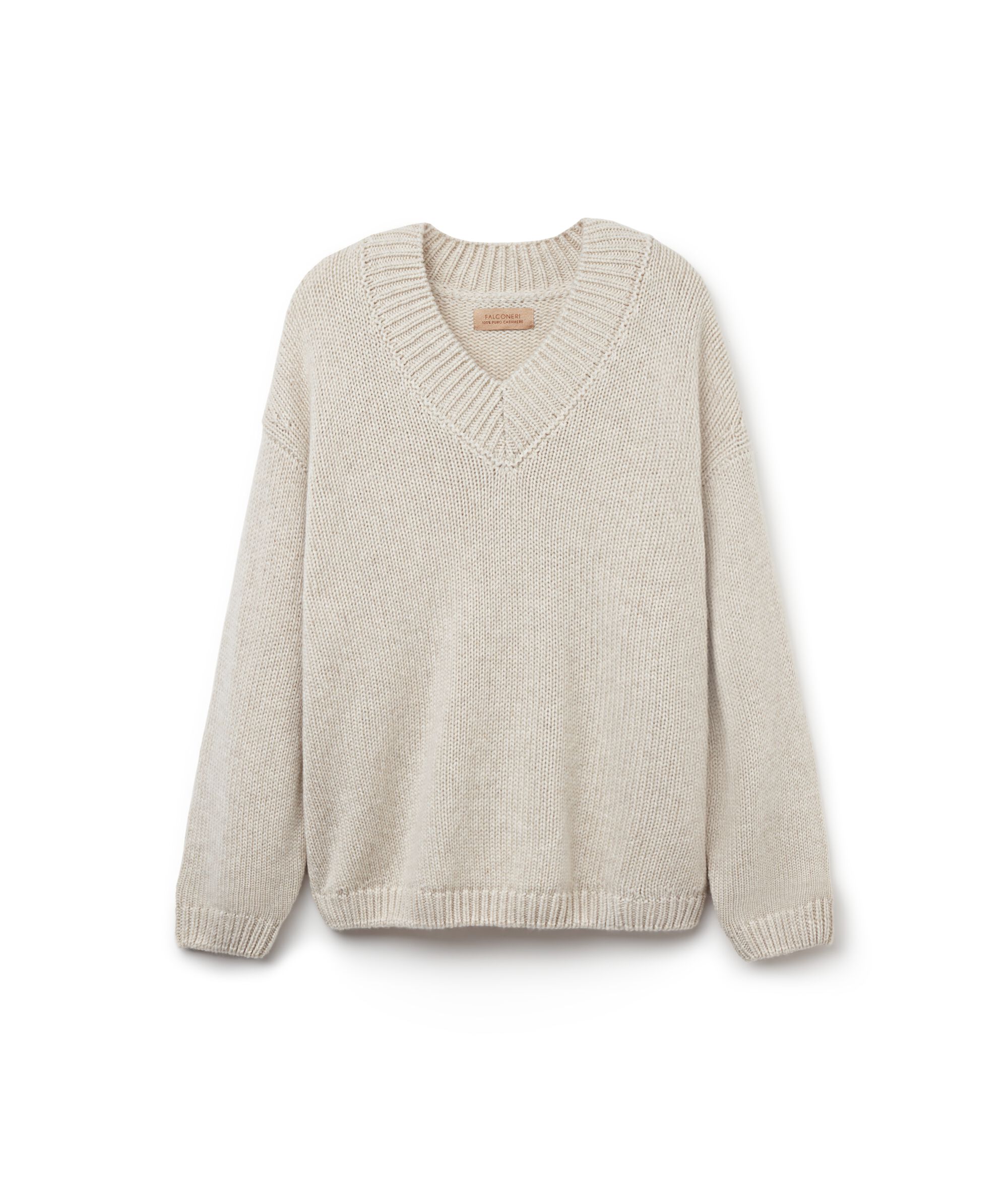 Maglia Scollo a V in Cashmere Ultrasoft Tricot