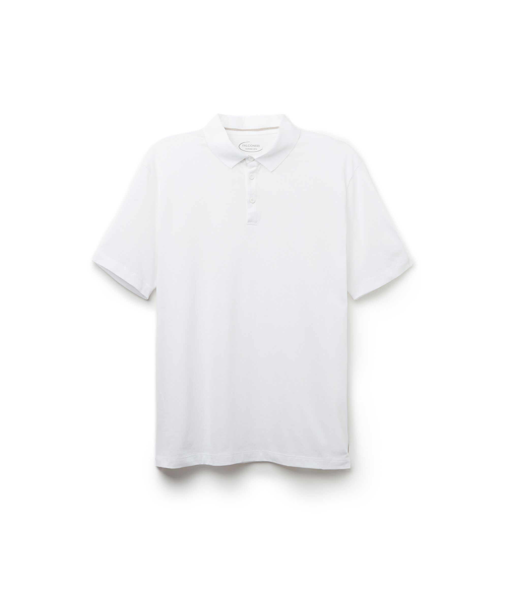 Polo Manica Corta in Piquet Cotone Seta