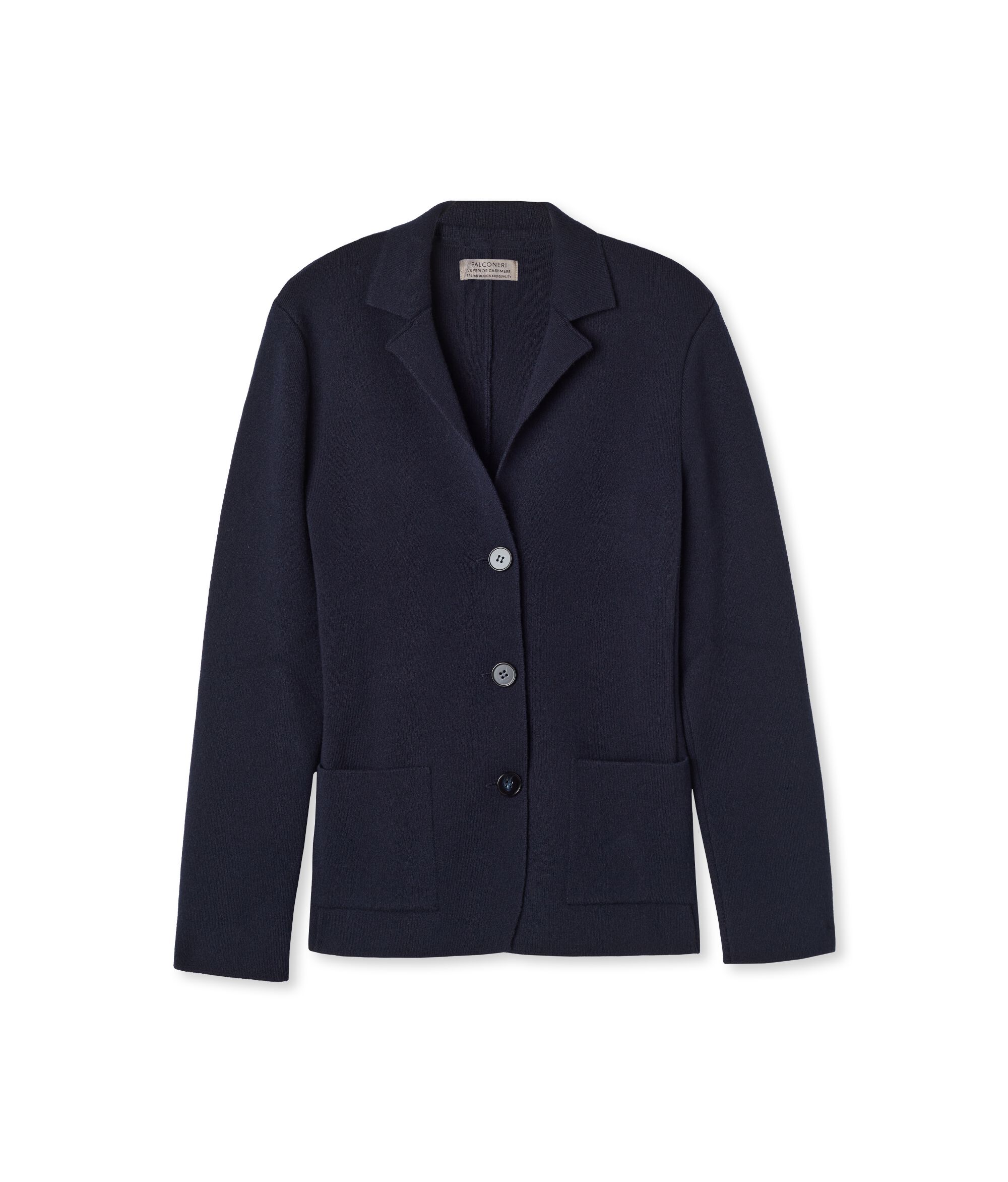 Жакет из ультрамягкого кашемира Colore Blu Navy
