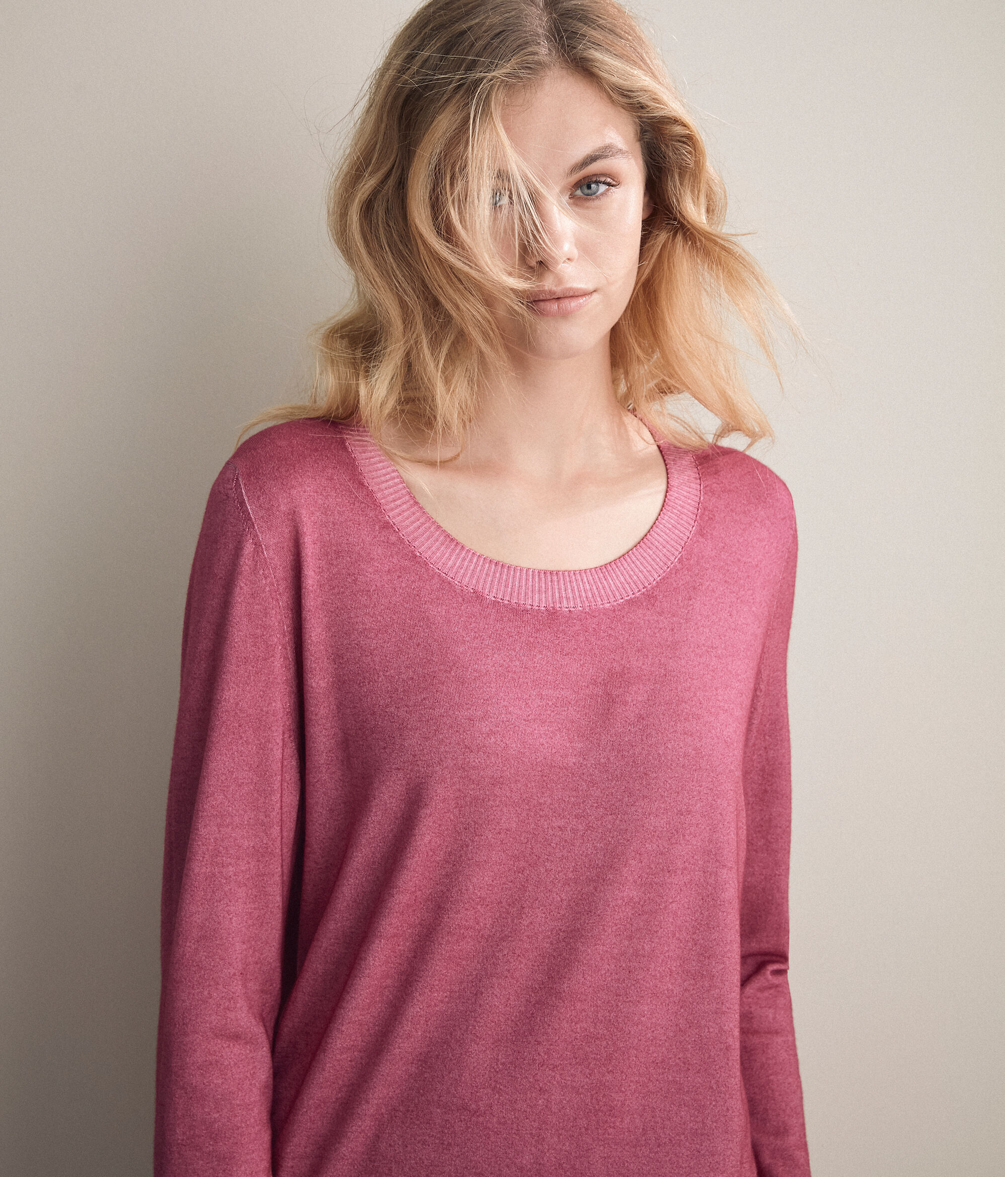 Maglia Girocollo in Cashmere Ultrafine