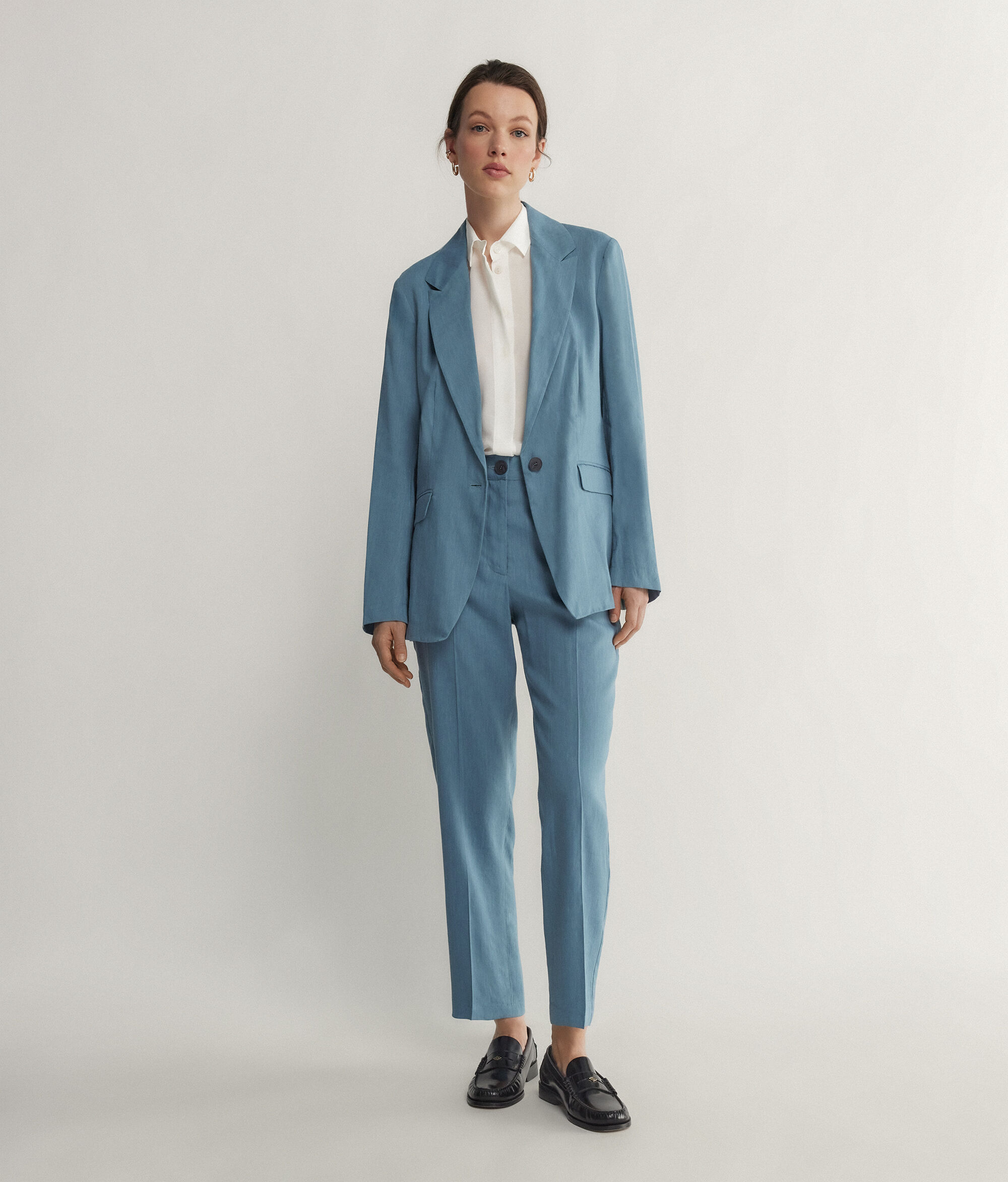 Pantalone in Lino Viscosa