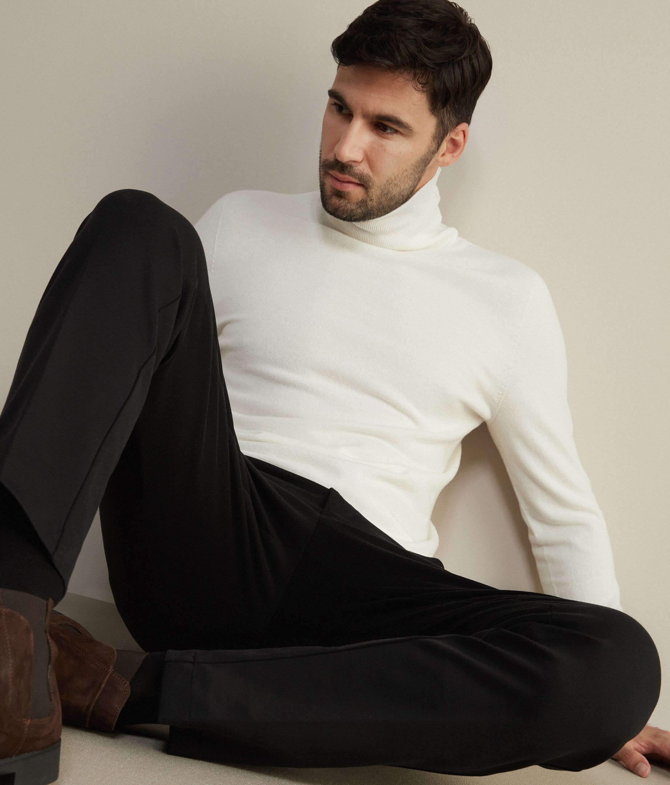 Pantalone in Seta e Cotone
