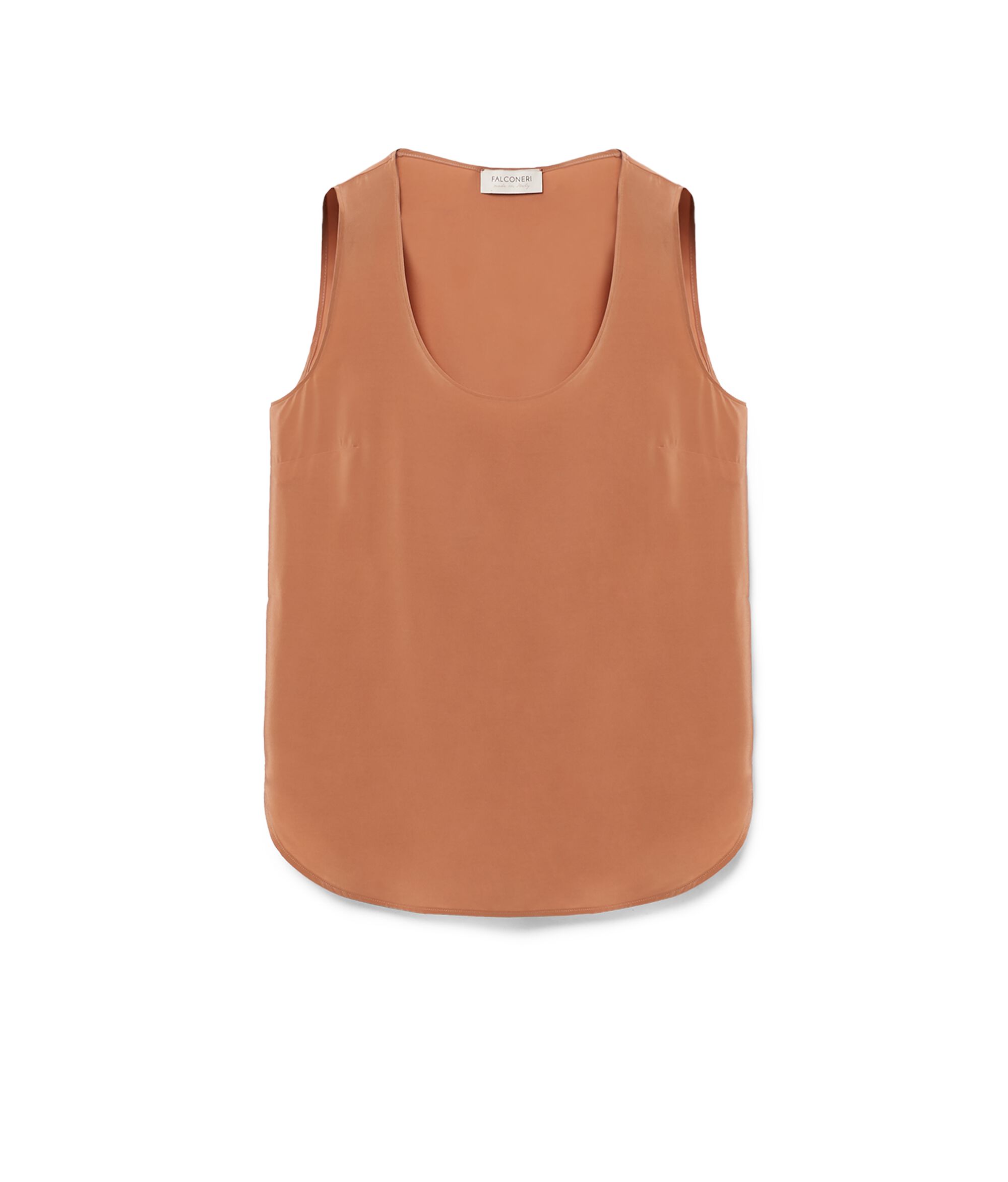 Wide-Neck Silk Camisole