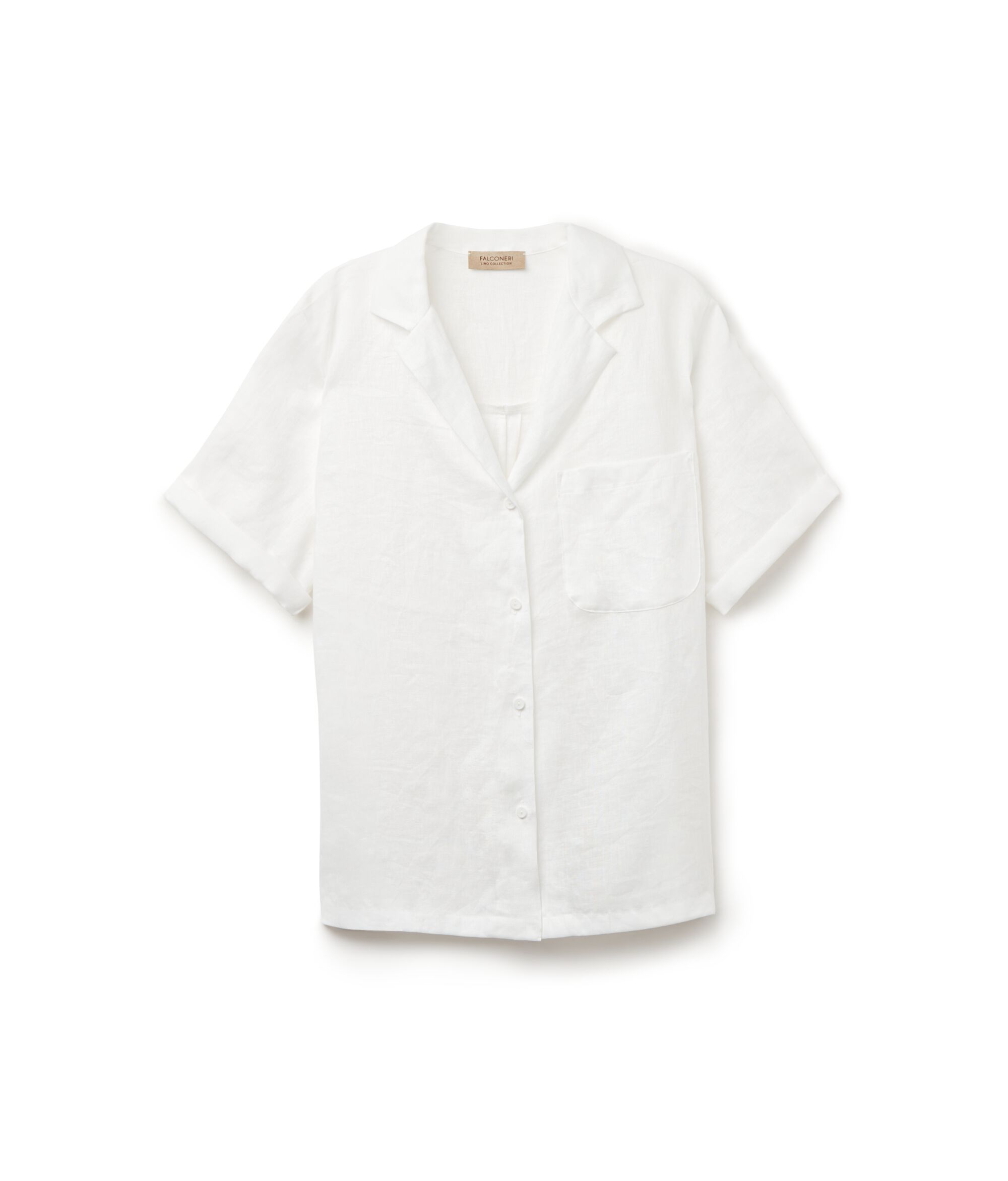 Camicia Maniche Corte in Lino