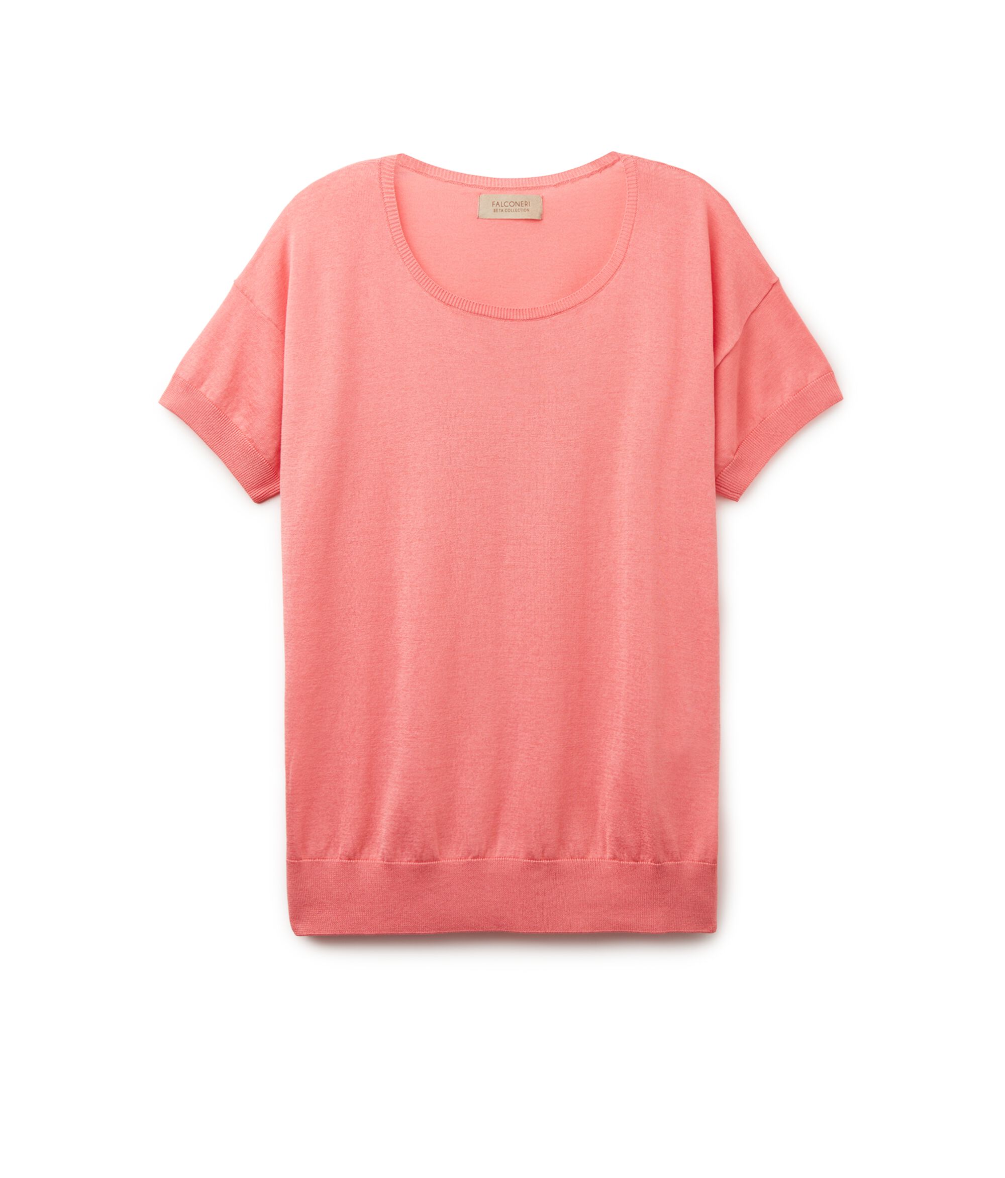 Maglia Girocollo in Seta e Cotone
