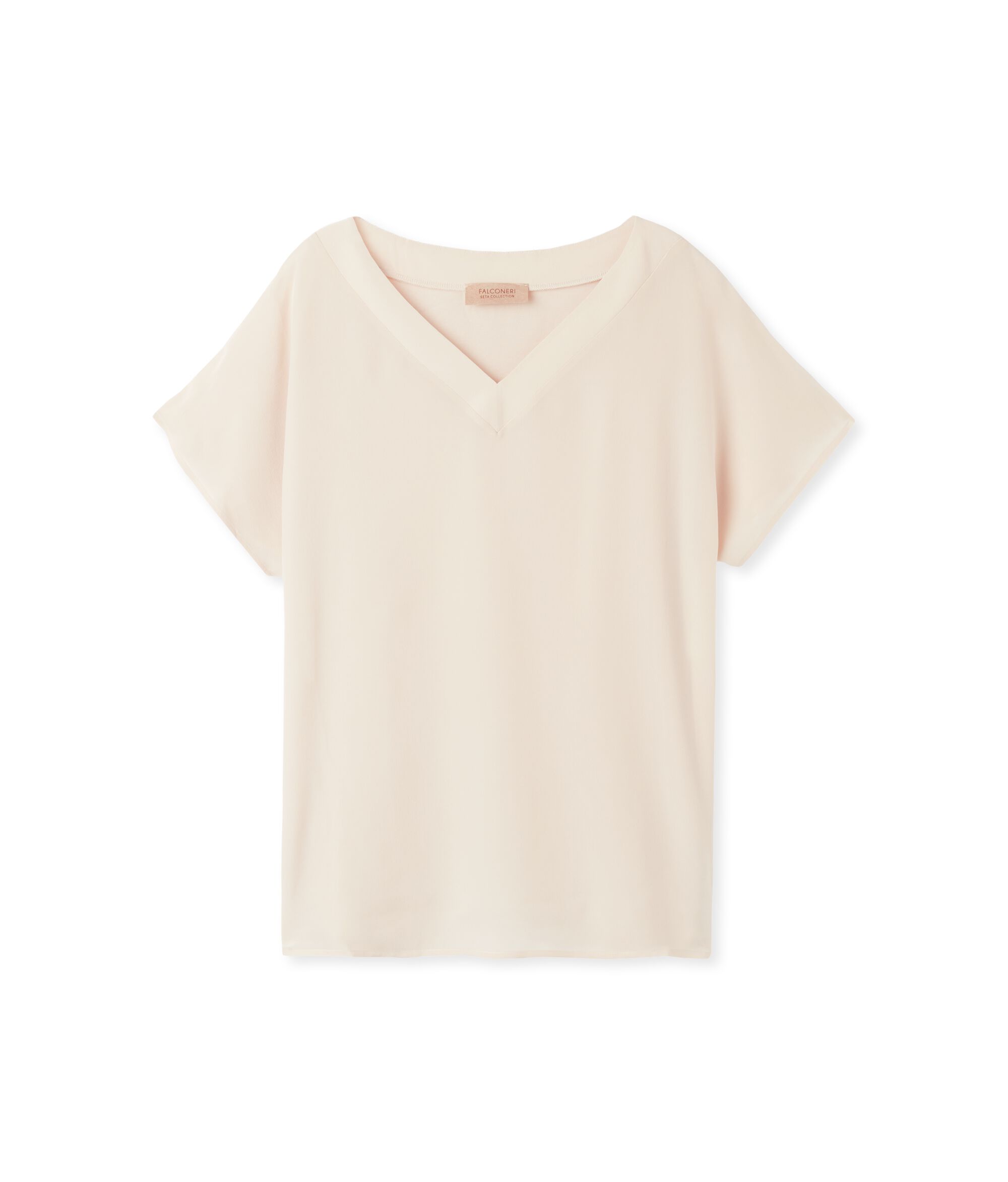 T-Shirt Seta Scollo V Kimono