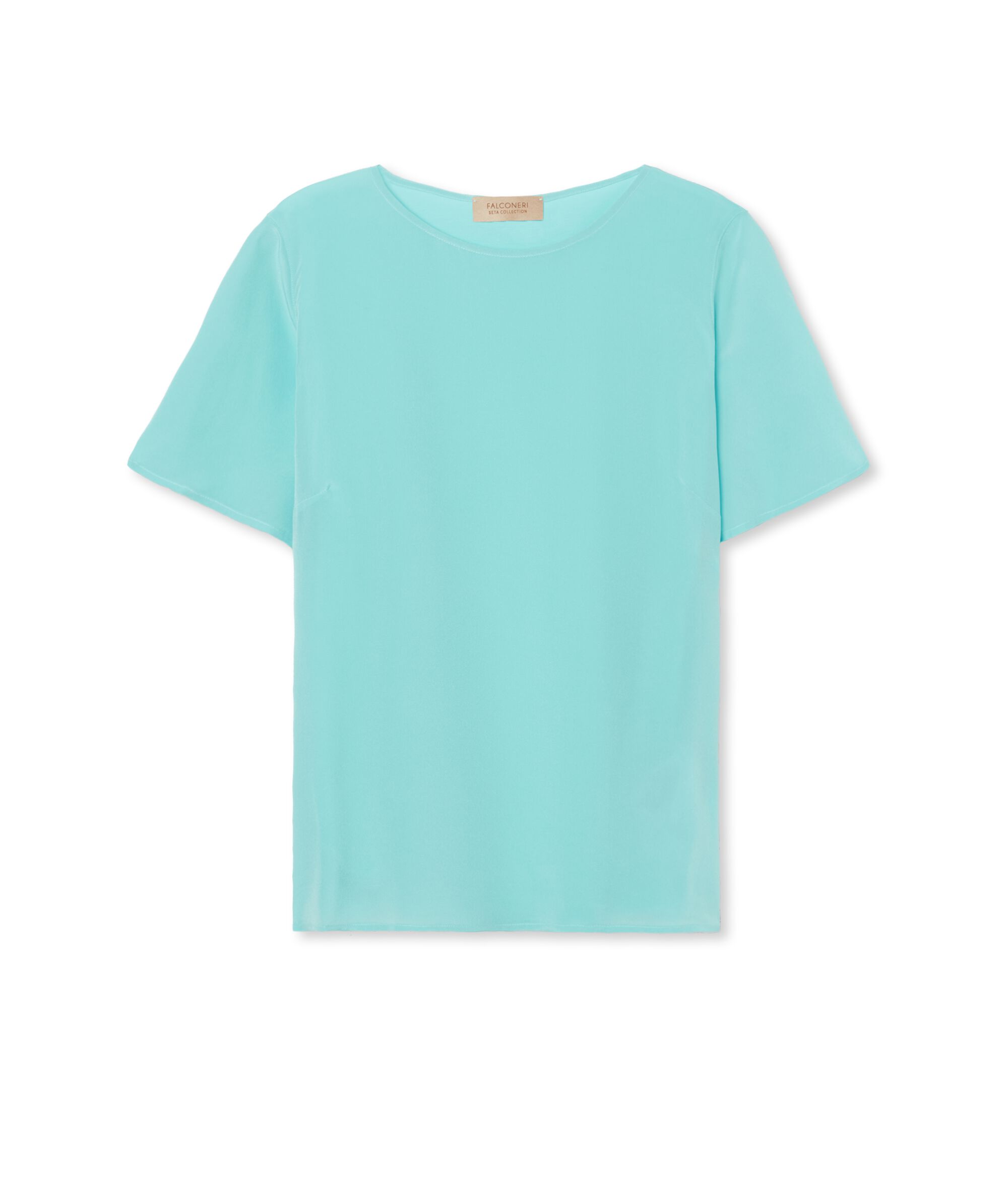 T-shirt Girocollo in Seta
