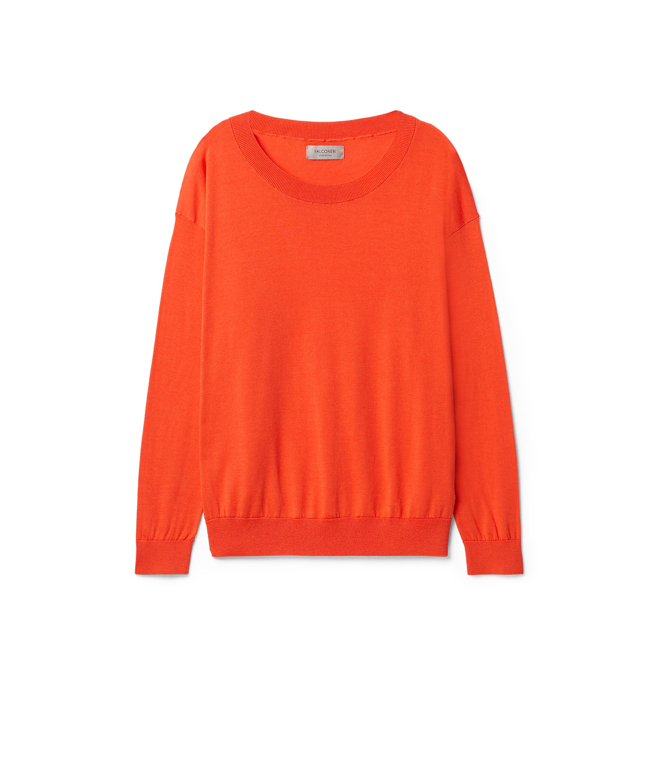 Maglia Girocollo in Seta e Cotone