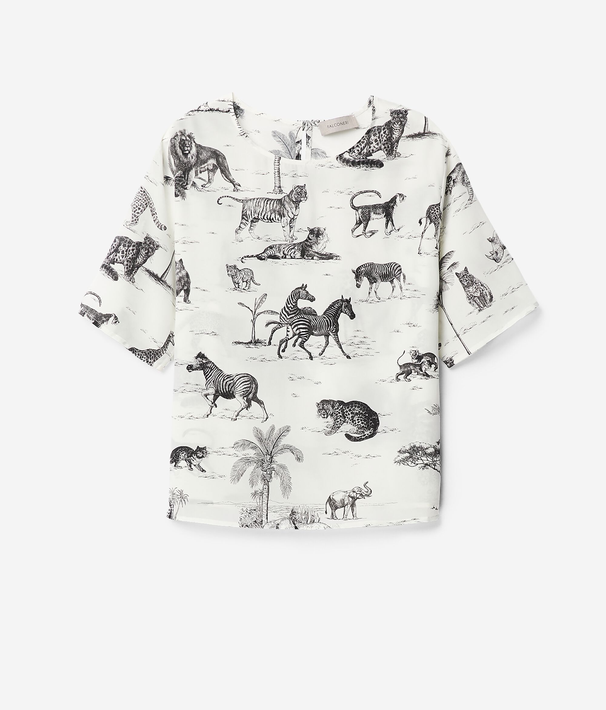 T-shirt z jedwabiu