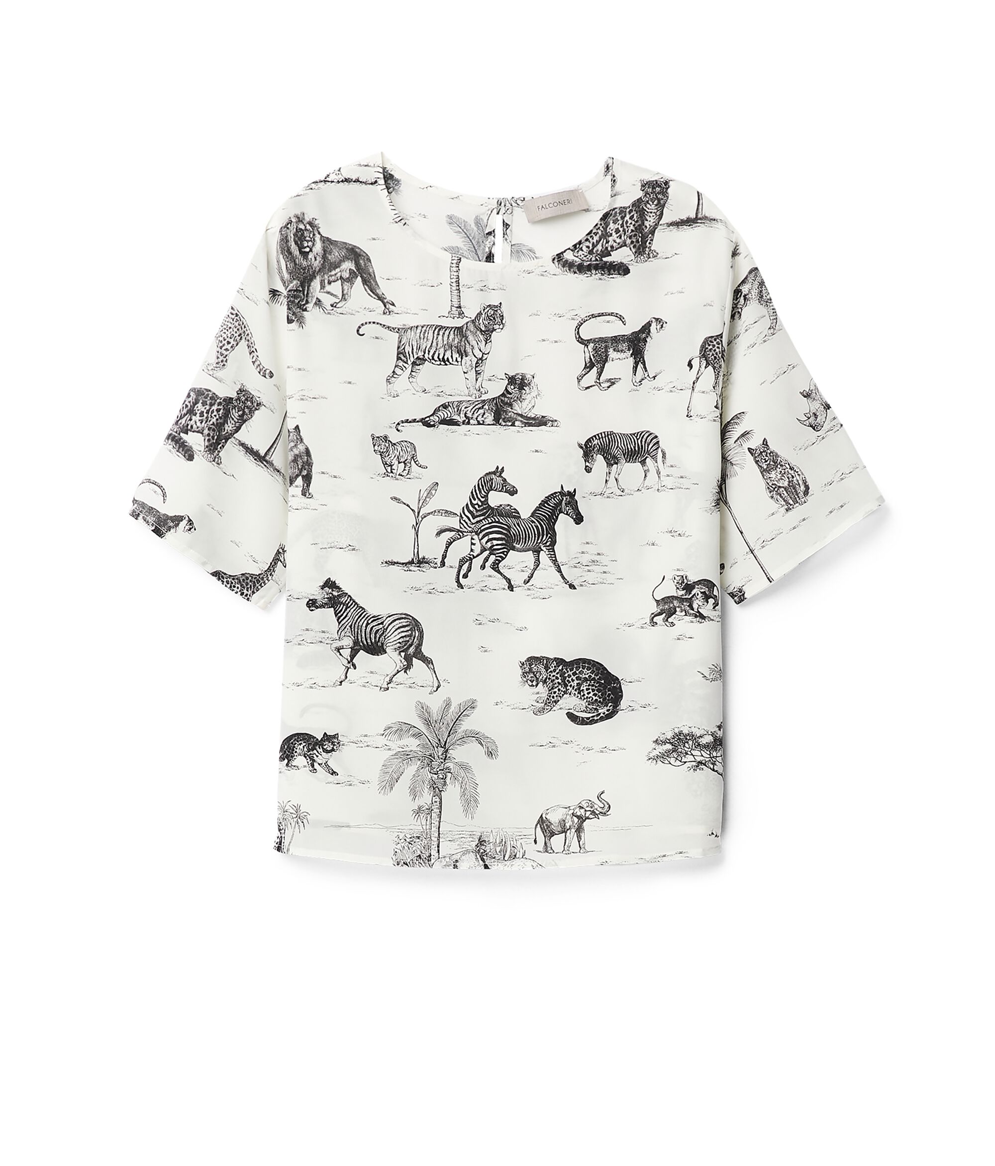 T-shirt z jedwabiu