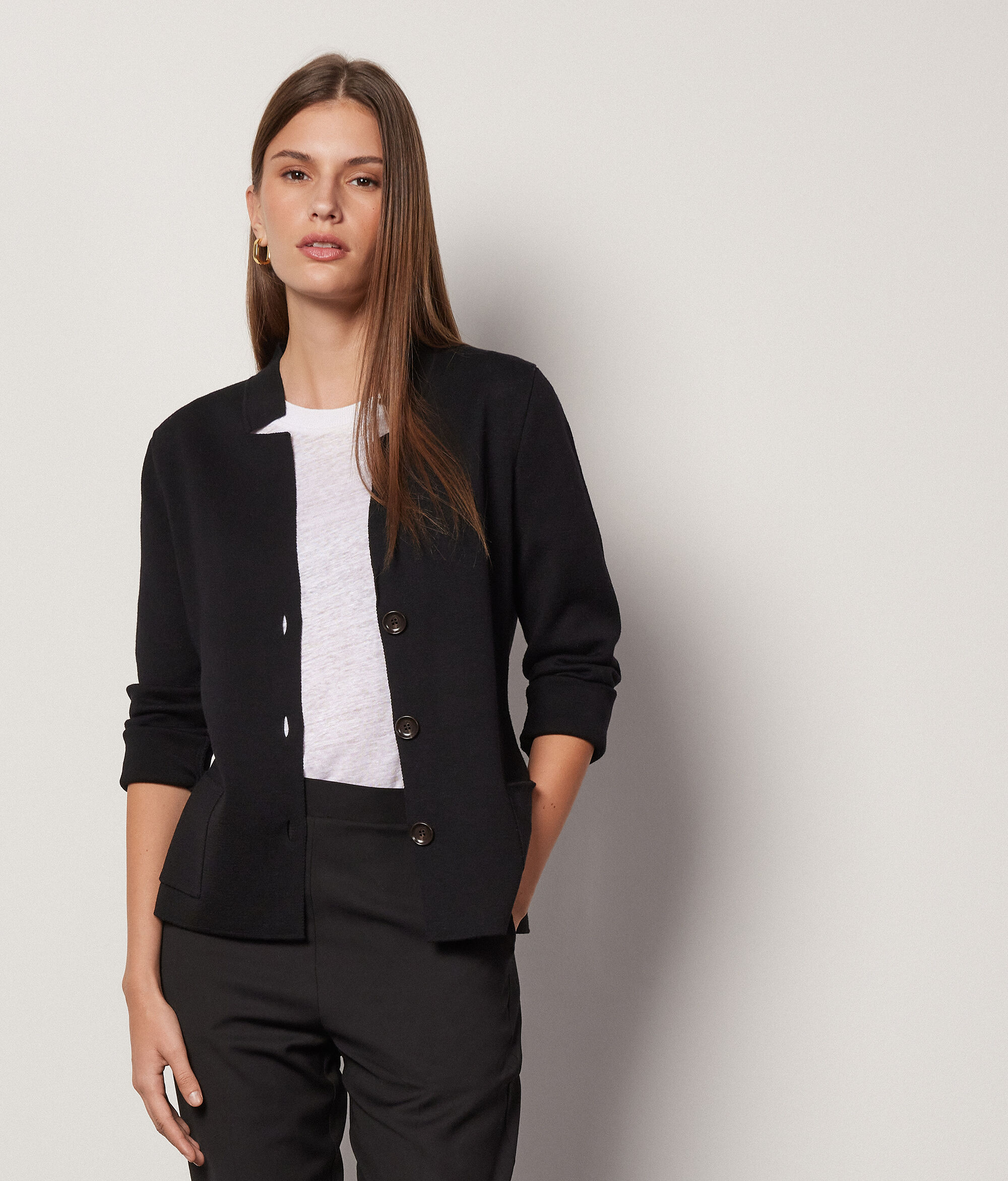 Jacke aus Wolle