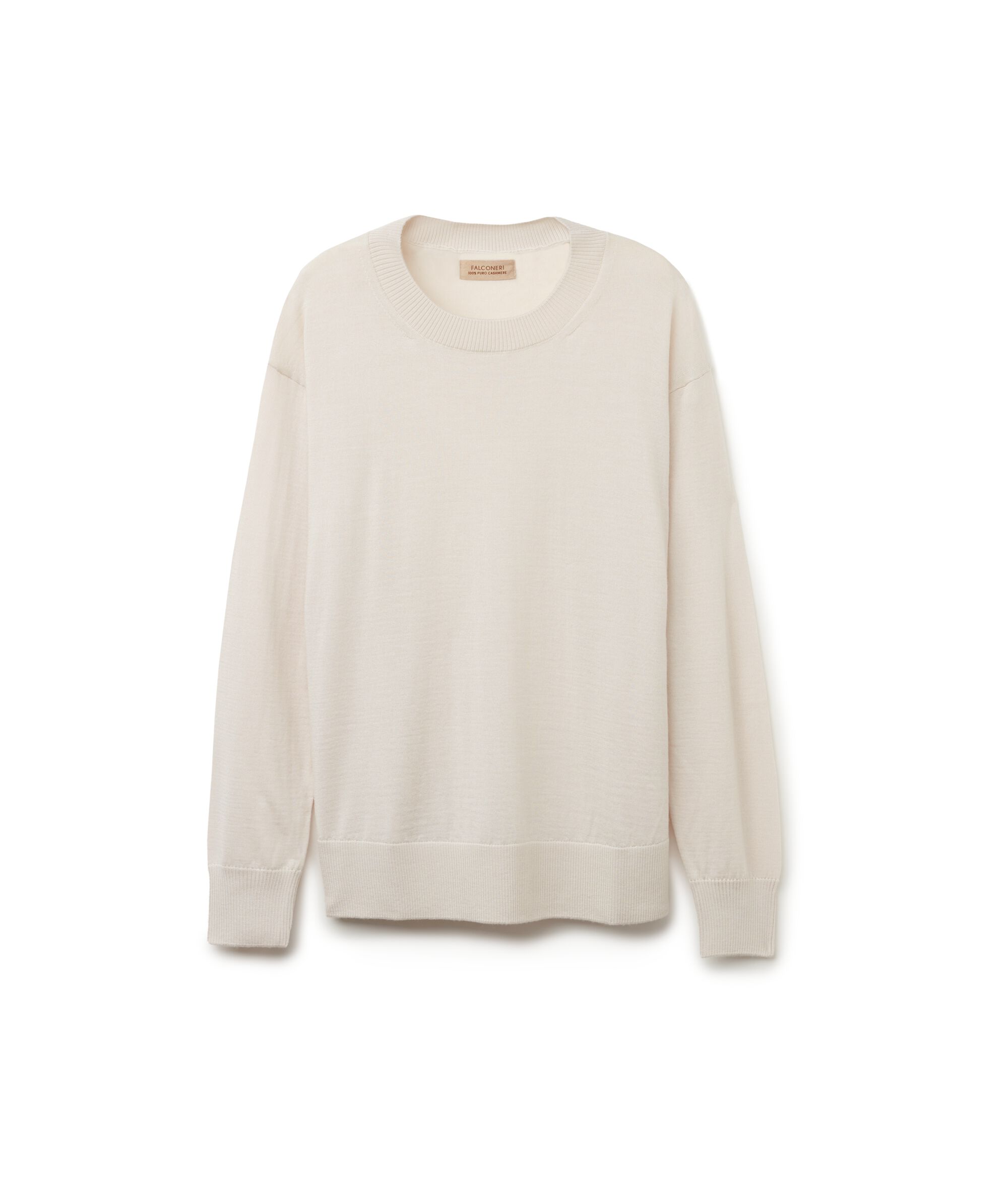 Maglia Girocollo in Cashmere con spacchi