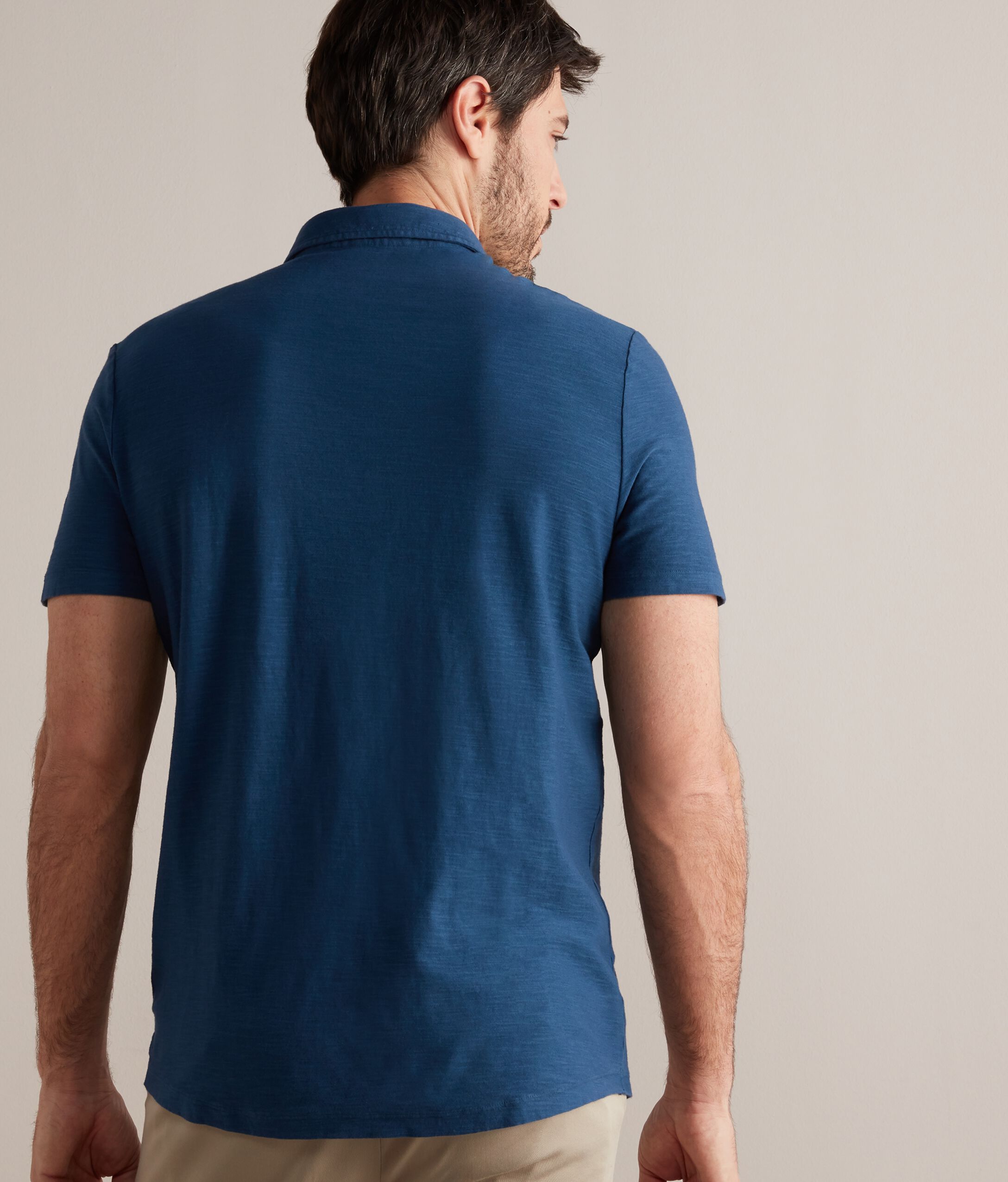 Polo en coton torsadé