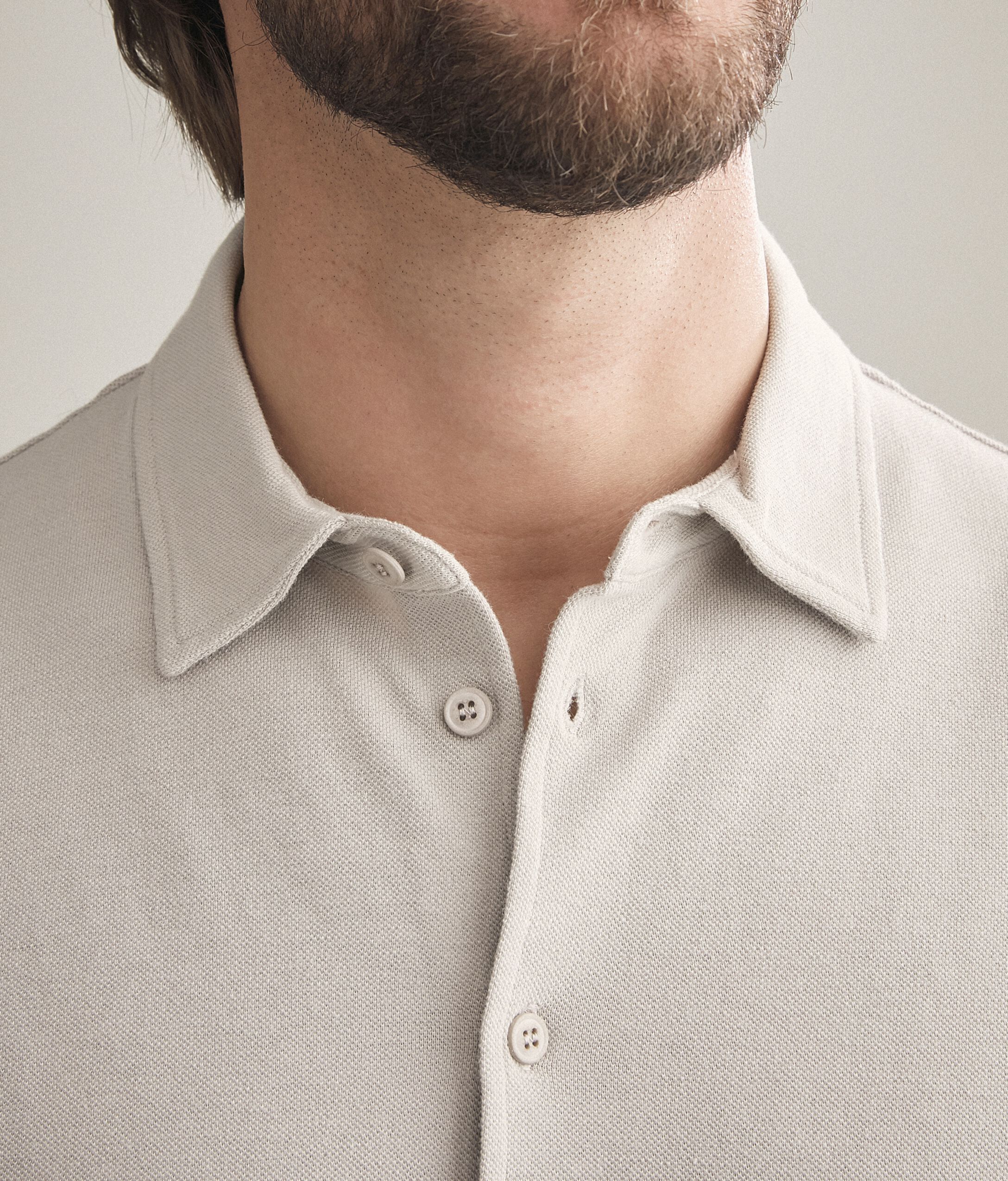 Camicia piquet cotone seta