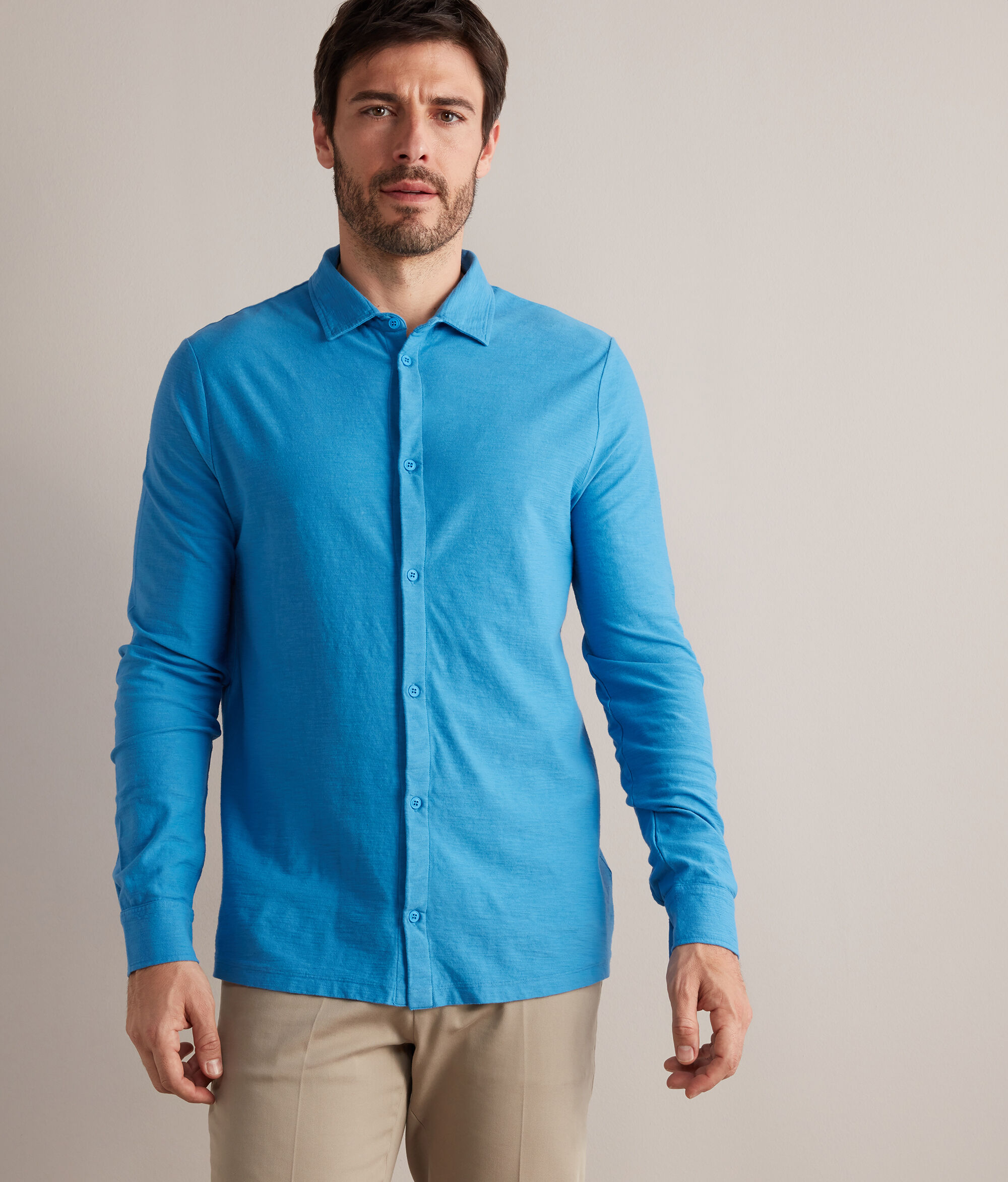 Camiseta de algodón jaspeado Twist