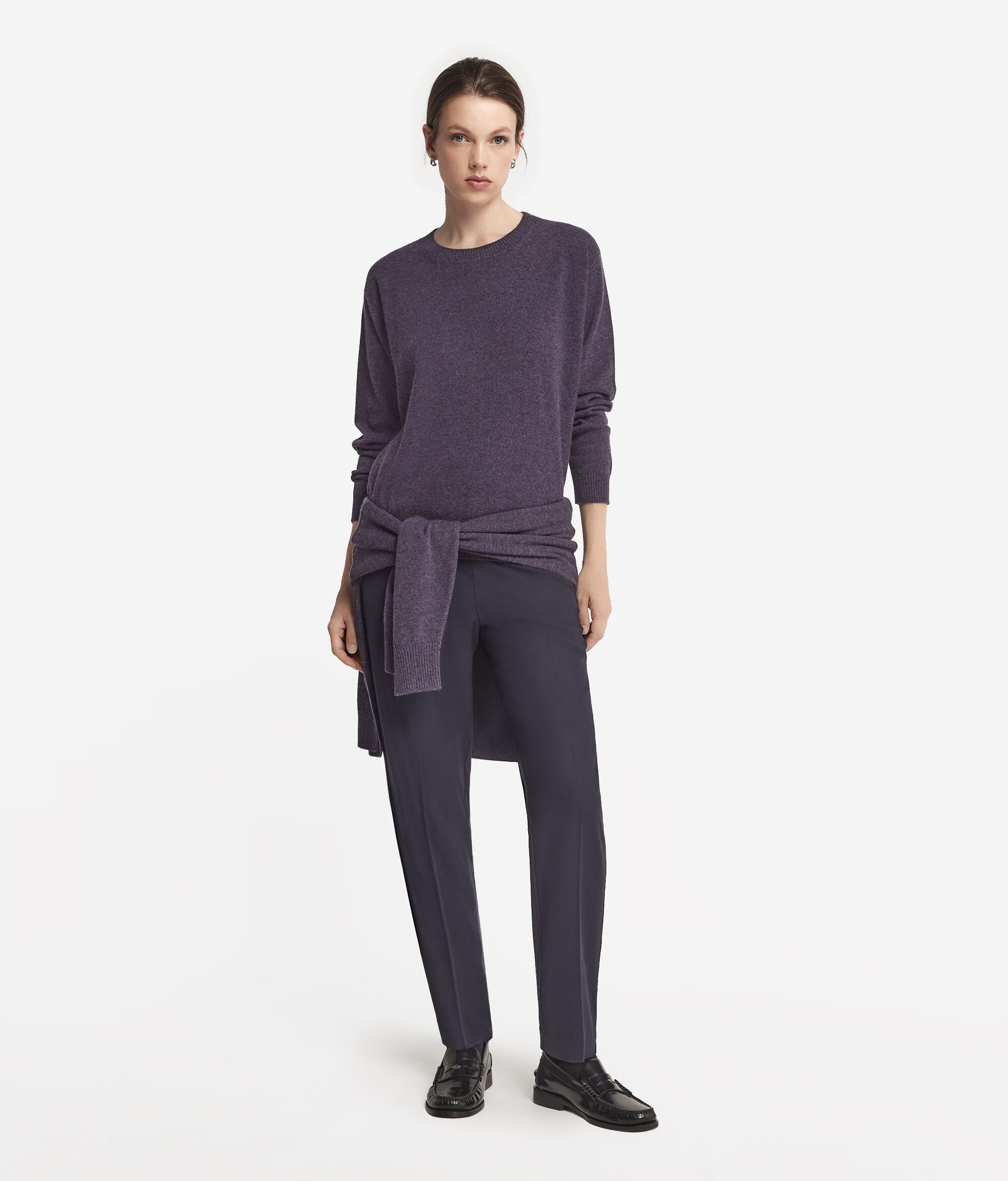Maglia Scollo Barchetta in Cashmere Ultrasoft