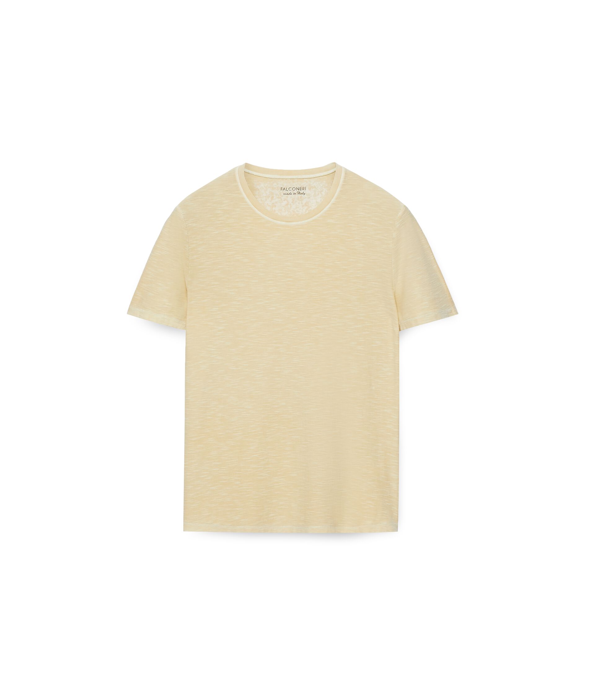 T-Shirt Jersey Fiammato Colore LIMONE