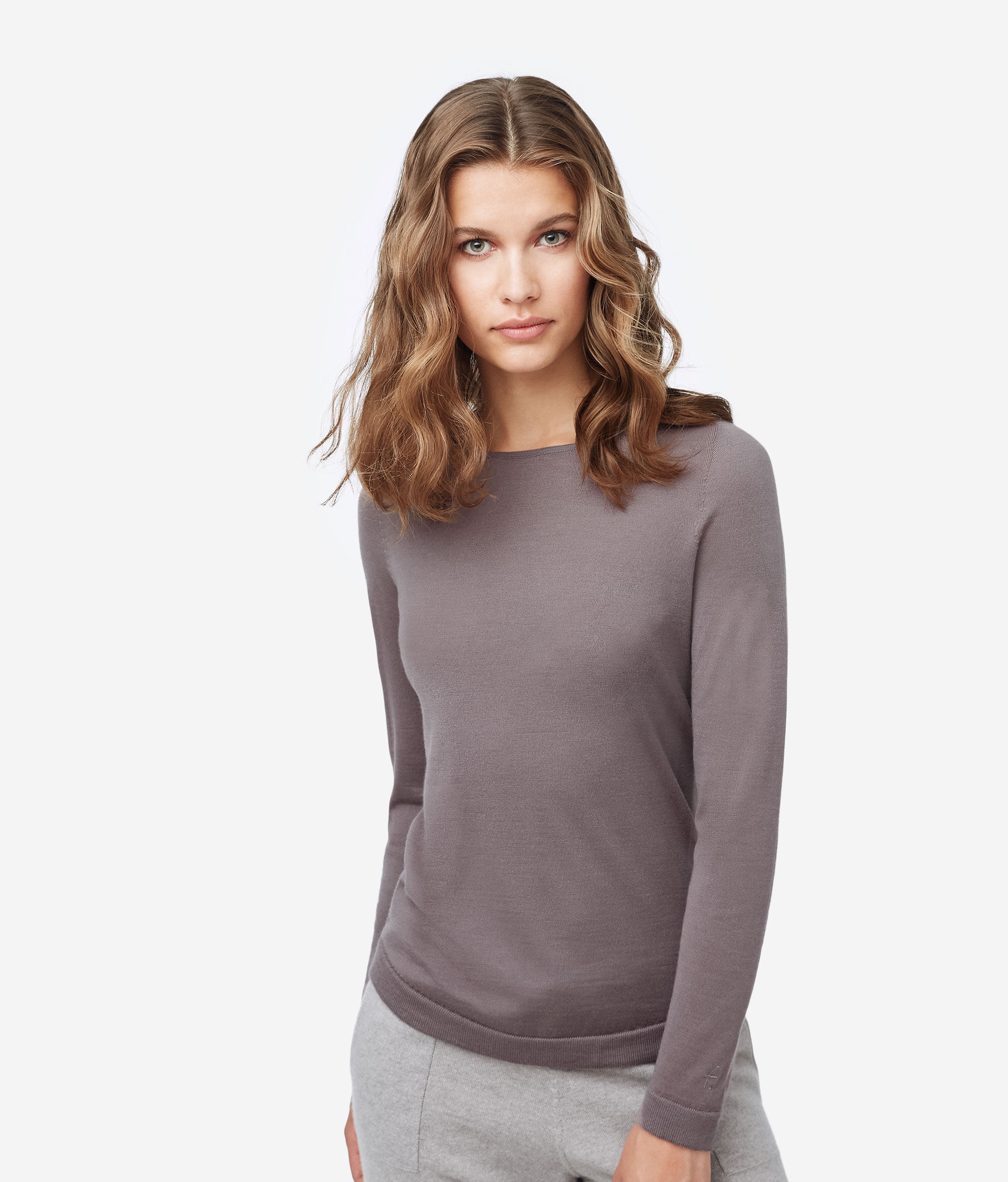 Round-Neck Ultrafine Cashmere Jumper