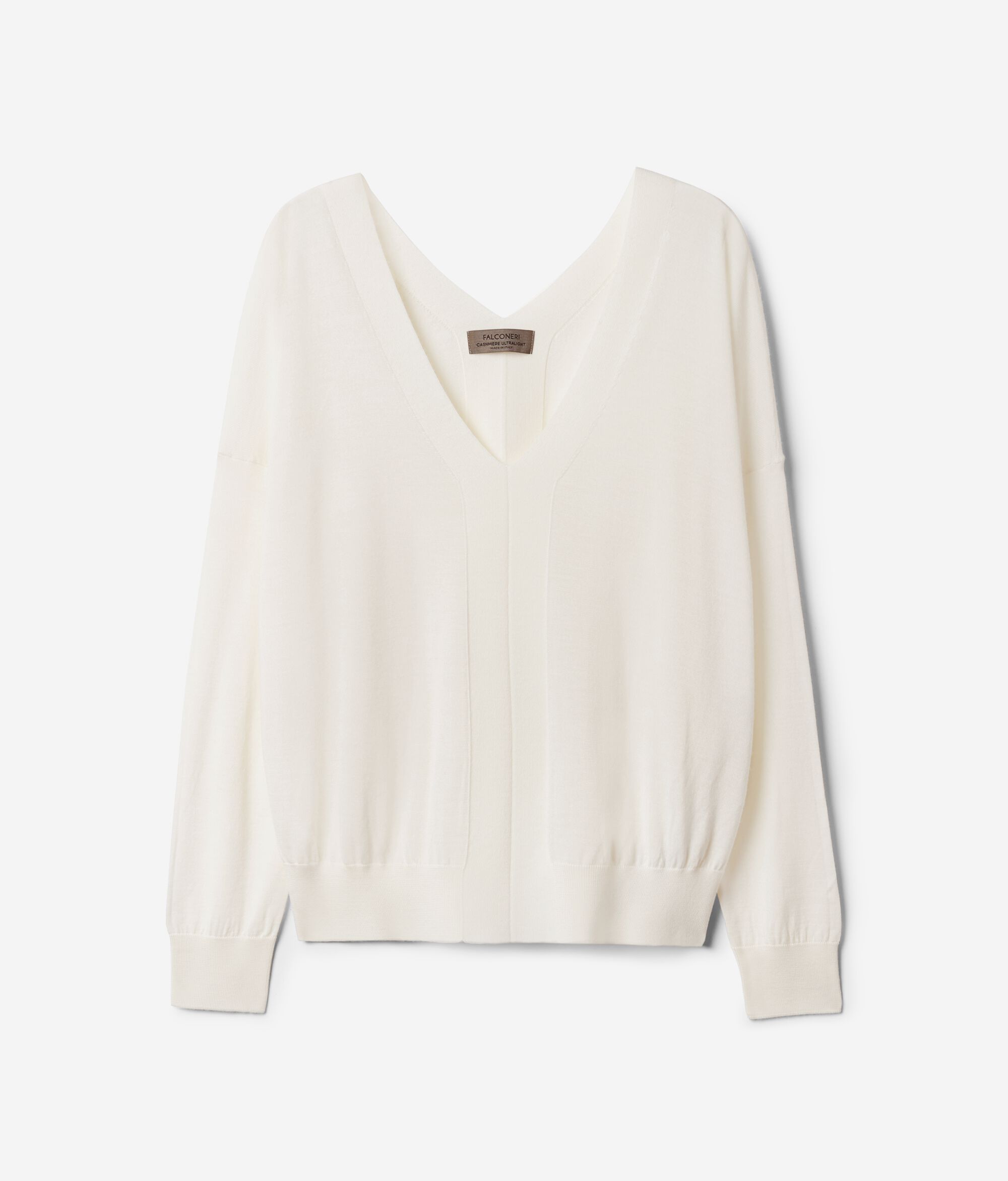 Pullover mit V-Ausschnitt aus Kaschmir Ultrafine