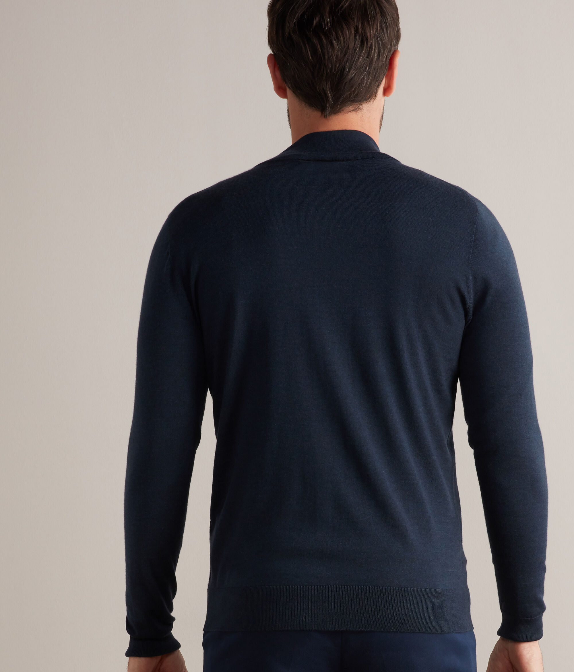Ultrafine Cashmere Zip-Up Cardigan