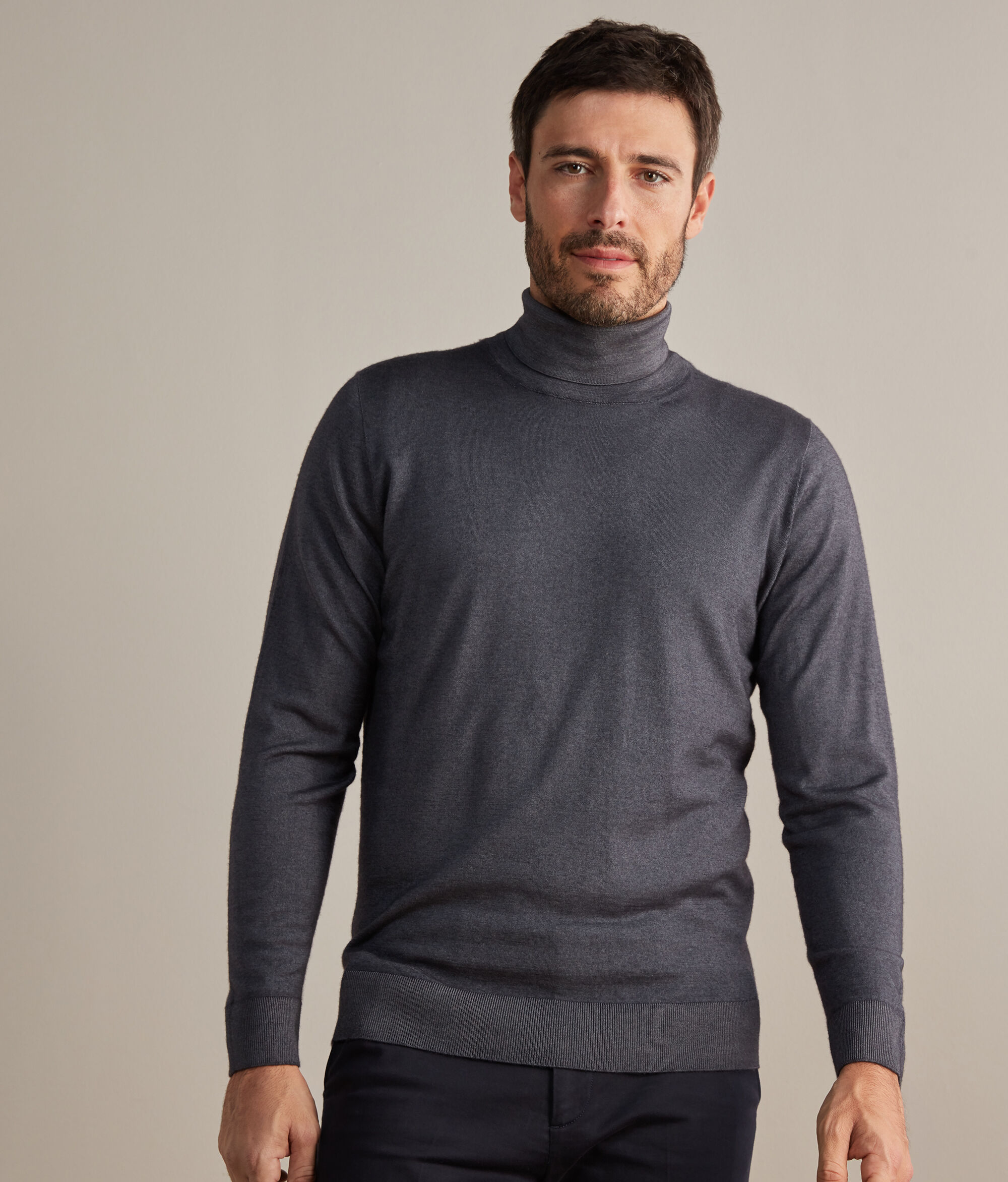 Ultrafine Cashmere Turtleneck Jumper