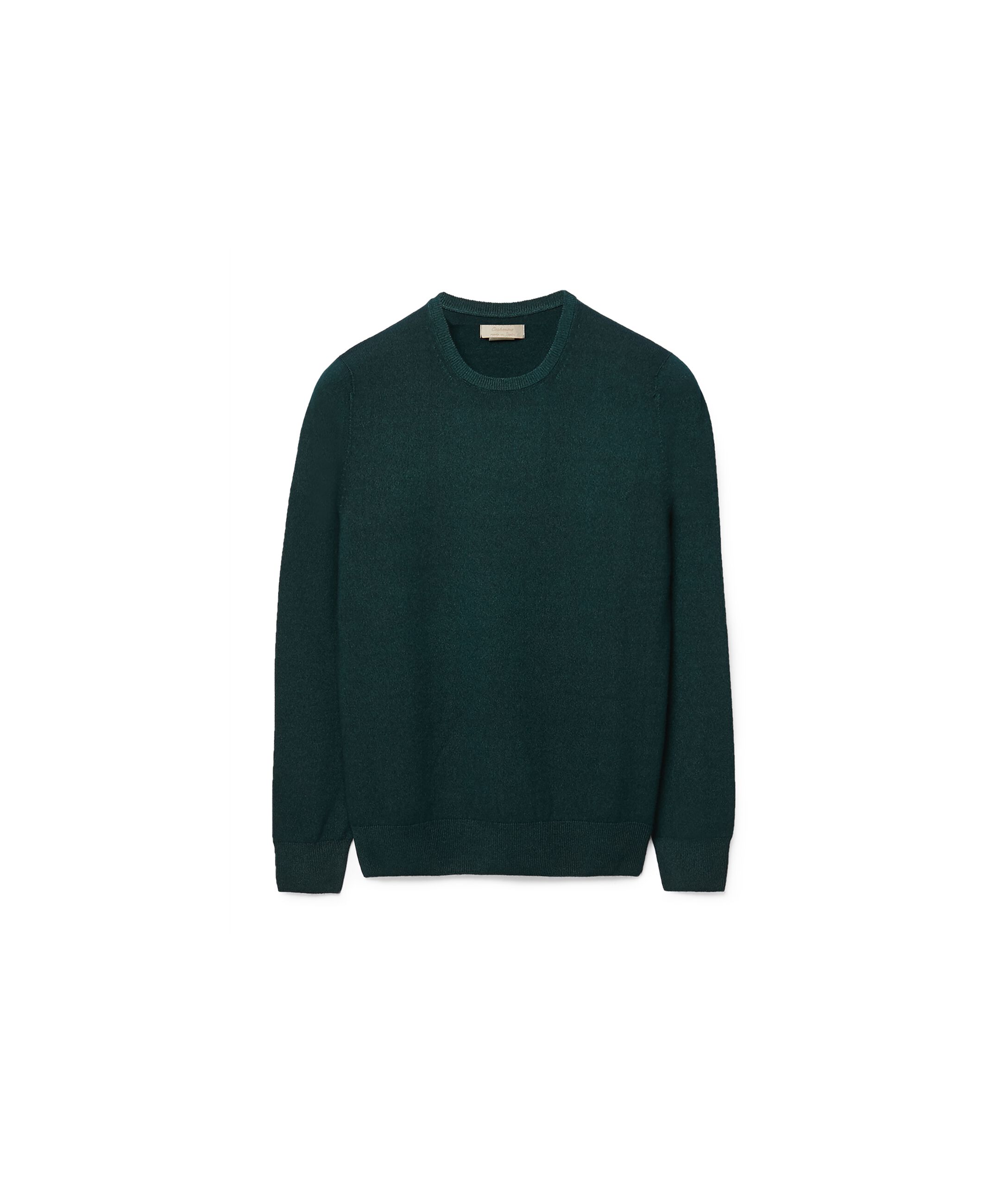 Pull Girocollo Cashmere Ultrasoft Colore Felce