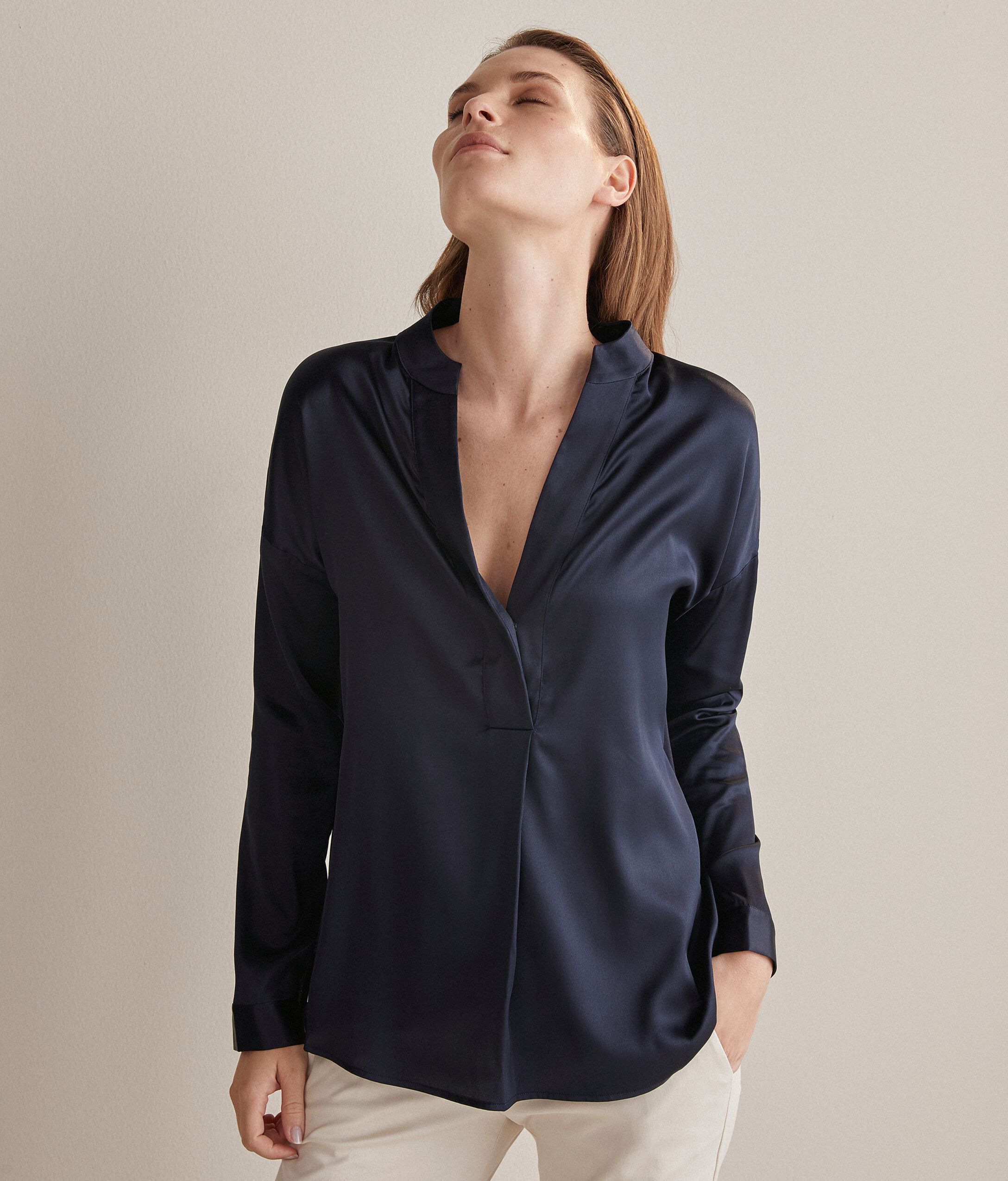 Camicia Collo Coreana