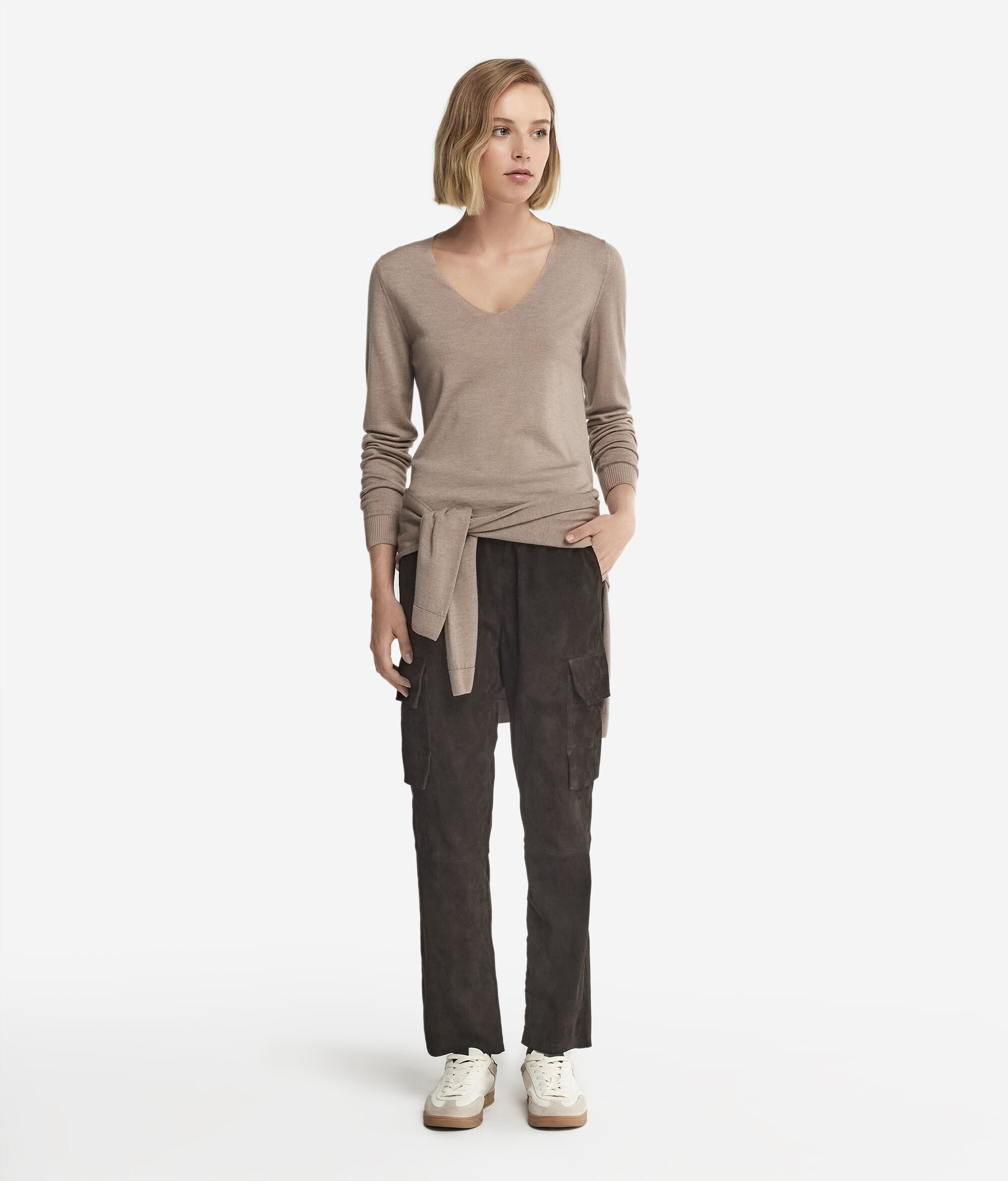 Maglia Scollo a V in Cashmere Ultrafine
