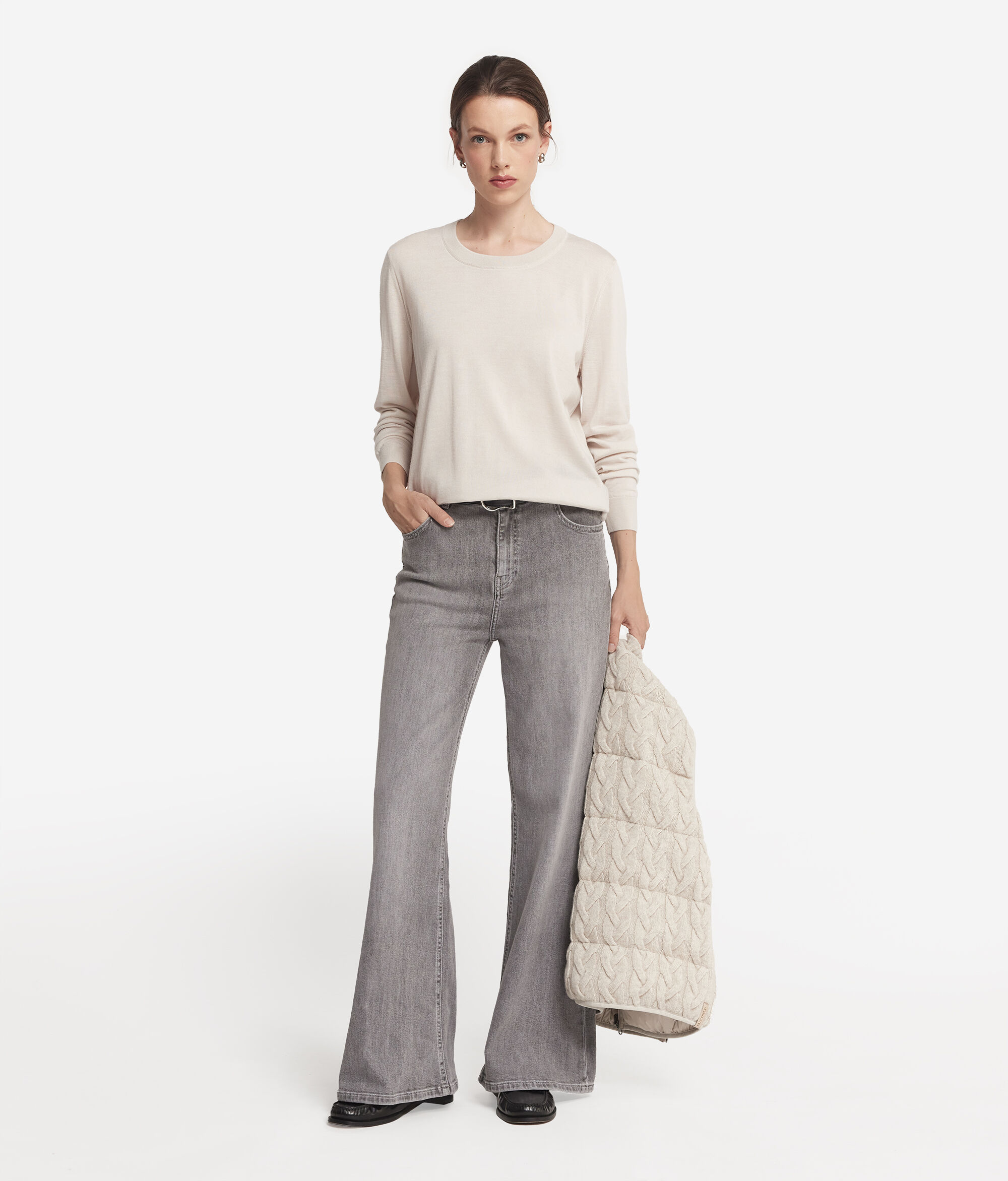 Maglia Girocollo in Cashmere Ultrafine