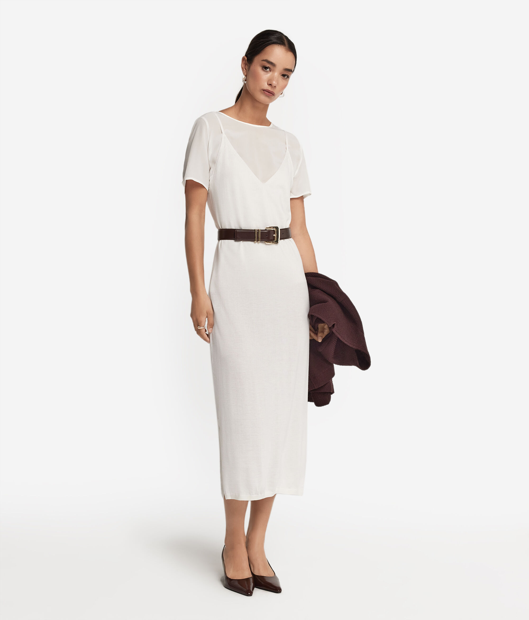 Abito Sottoveste in Cashmere Ultrafine