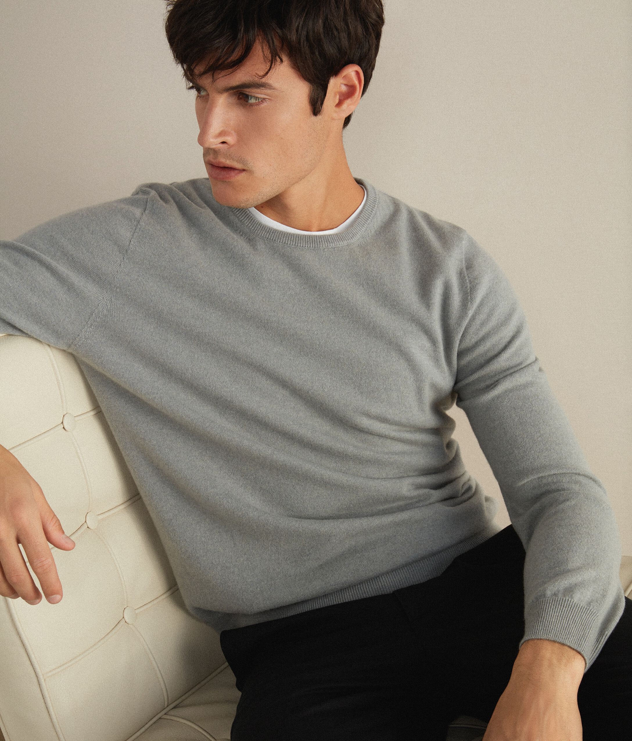 Μπλούζα με Στρογγυλή Λαιμόκοψη από Ultrasoft Cashmere