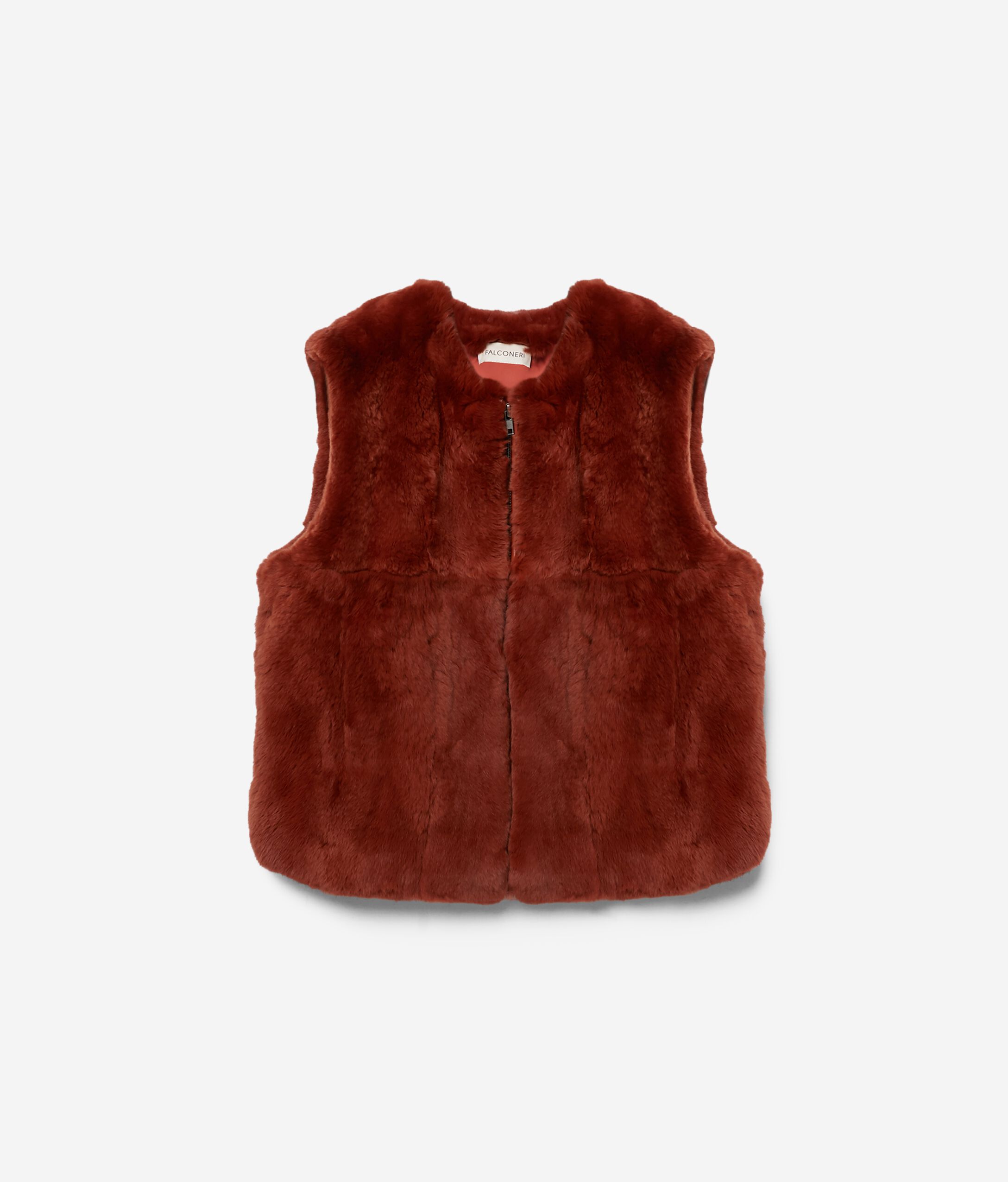 Gilet Zip Pelliccia