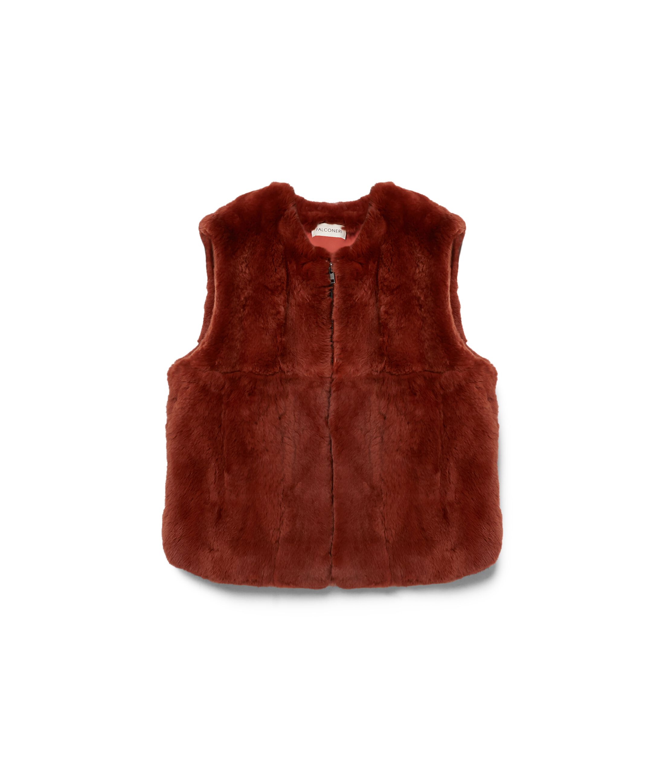 Gilet Zip Pelliccia
